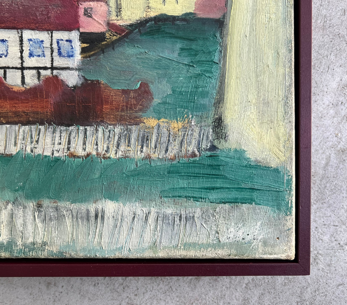 Rita Kernn-Larsen. Study of houses and clouds, 1920’s