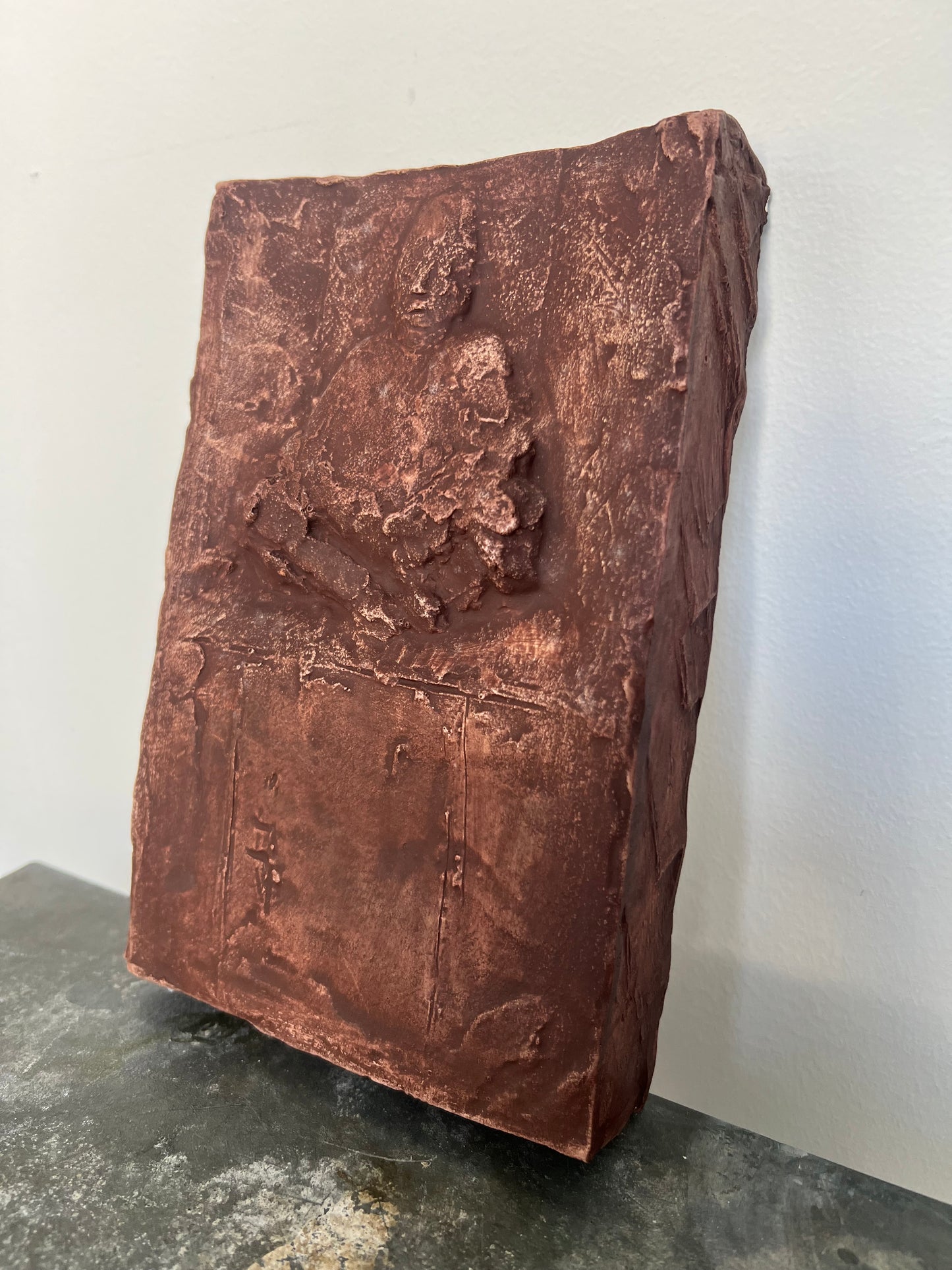 Hanne Varming. Relief of plaster