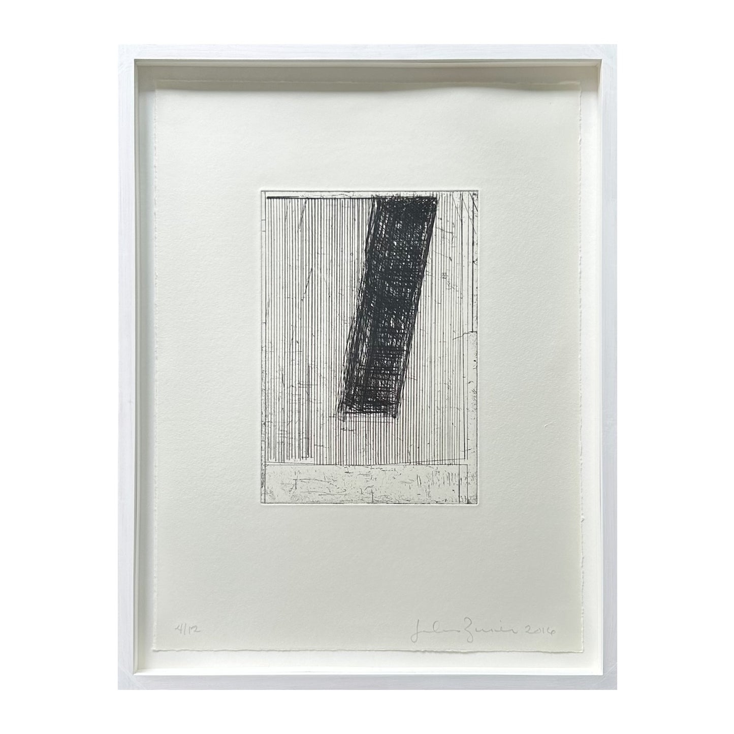 John Zurier. “Summer Book black hardground”, 2016