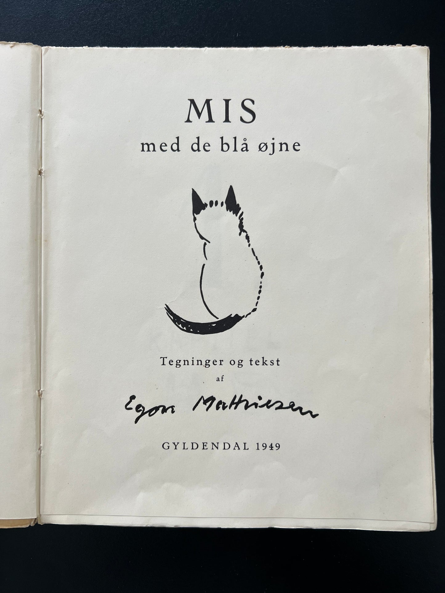 Egon Mathiesen. “Mis med de blå øjne”, 1949