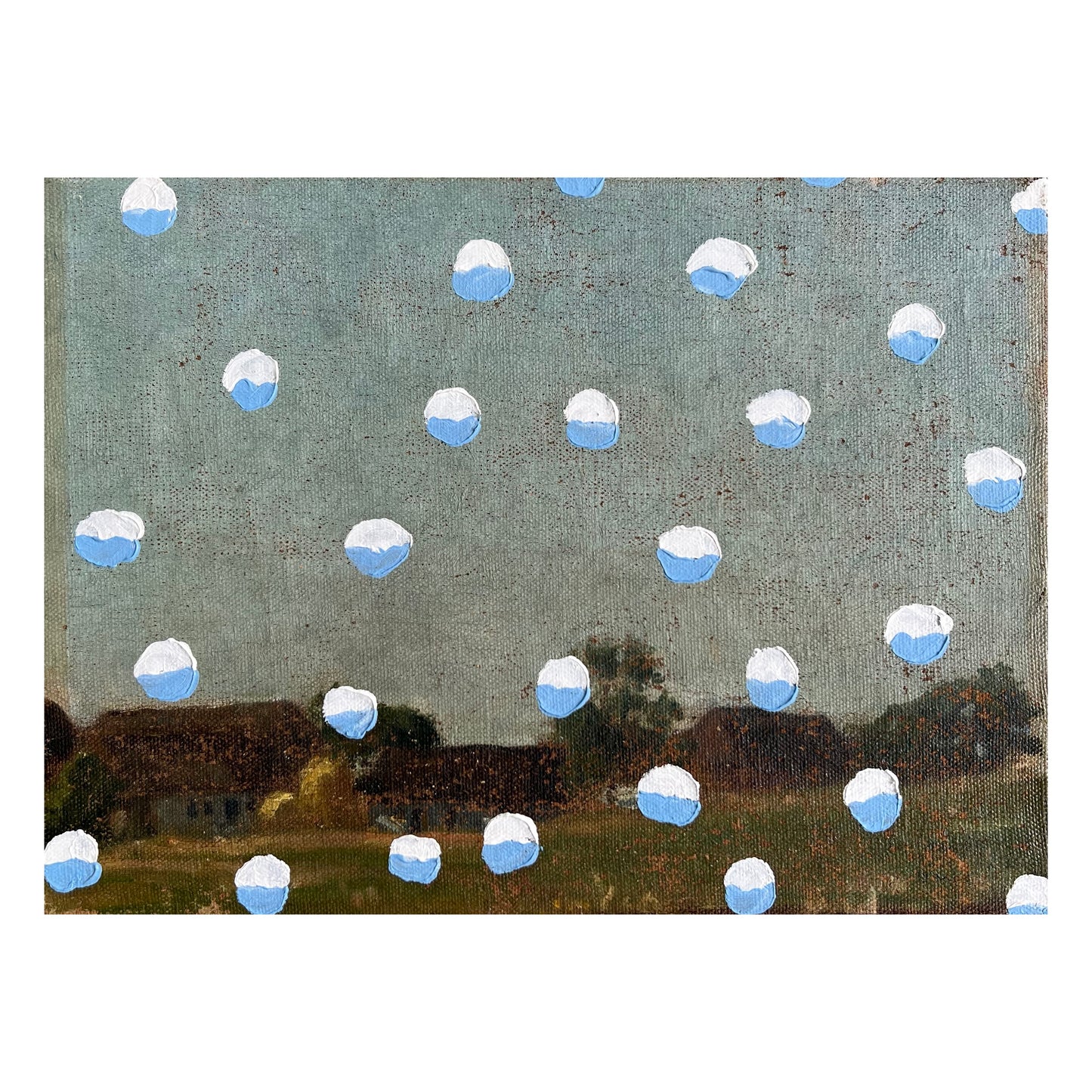 Mads Lindberg. Untitled, (Snowpainting), 2023