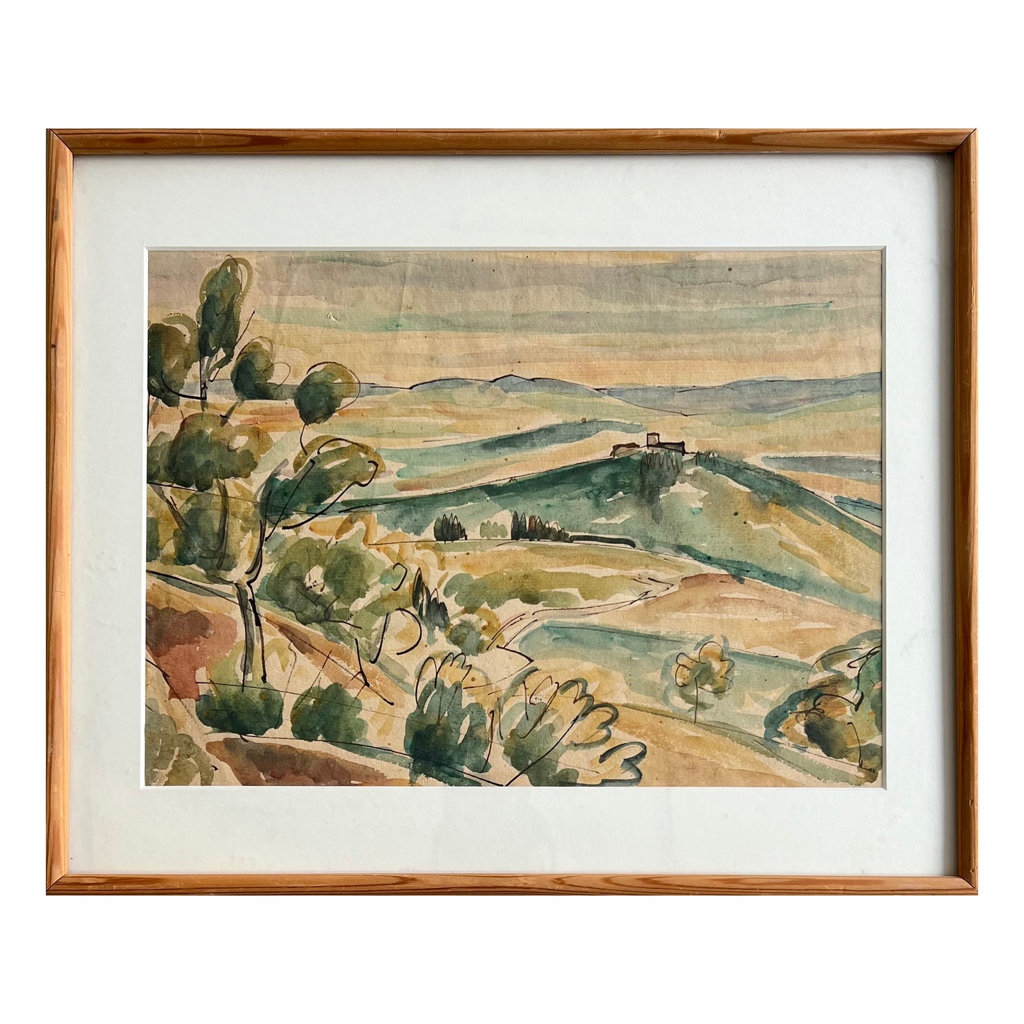 Astrid Holm. Italian landscape, ca 1908