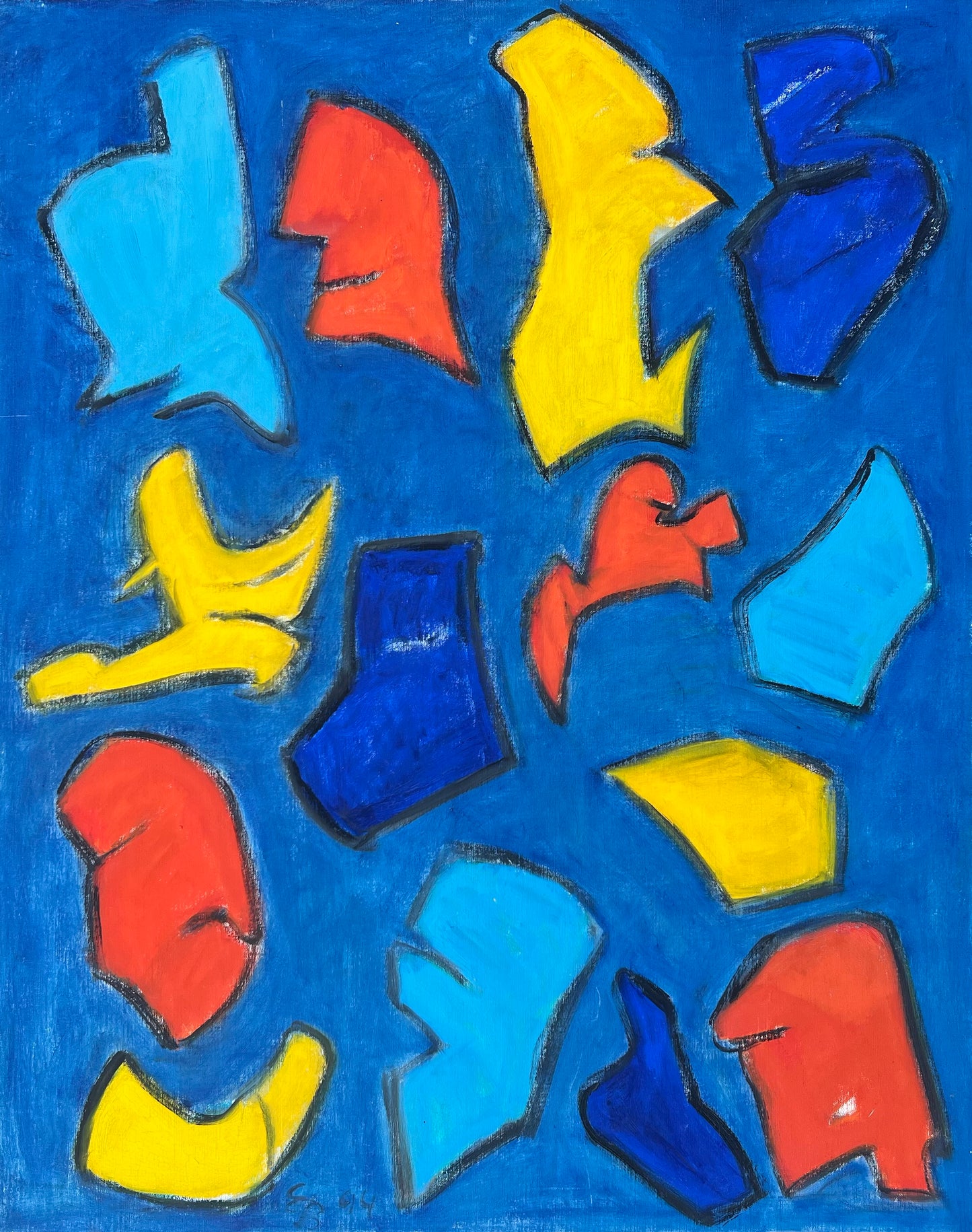 Eva Beyer. “Flydende former”, 1994