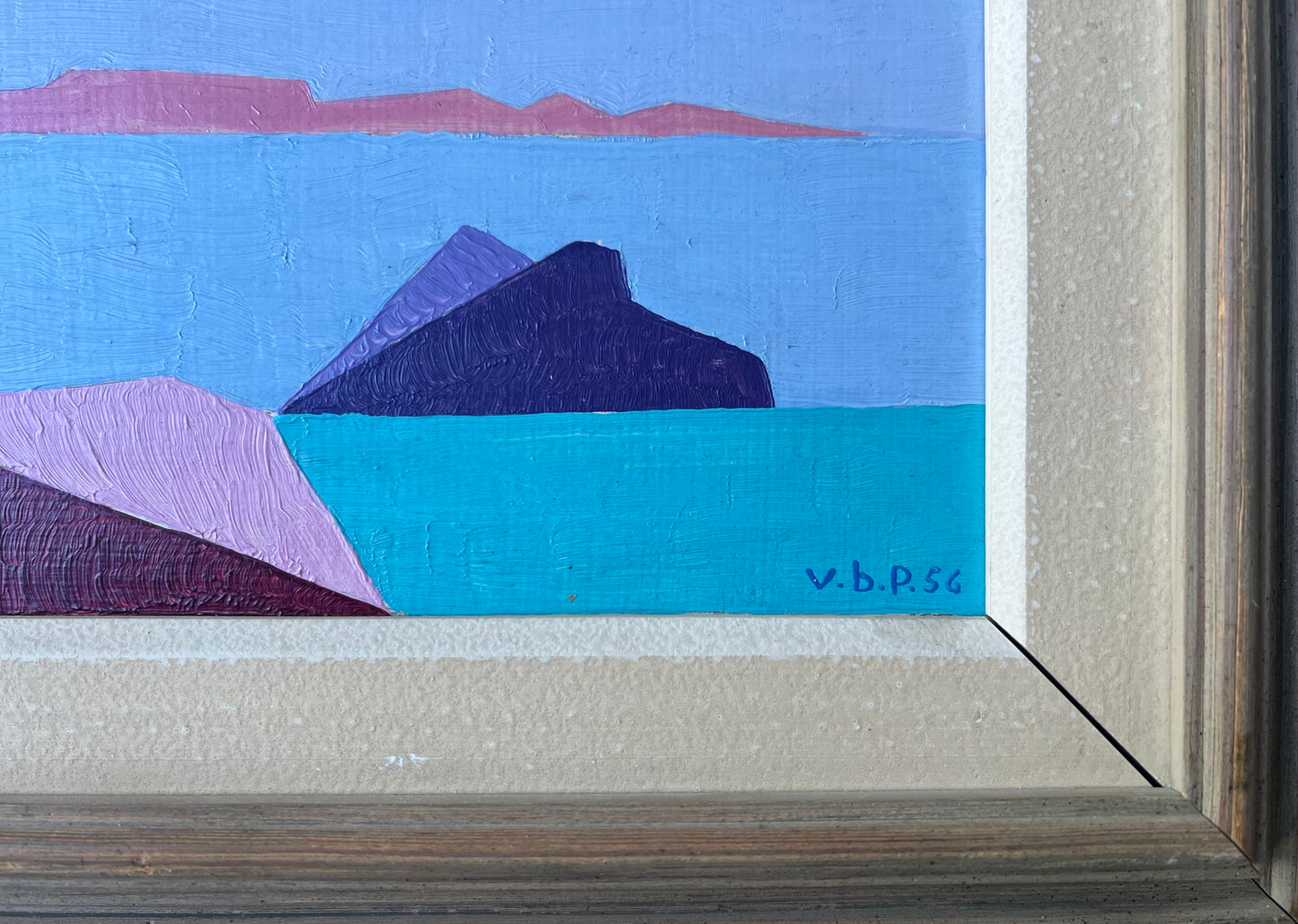 Vilhelm Bjerke-Petersen. “Klippor, Glassvik”, 1956