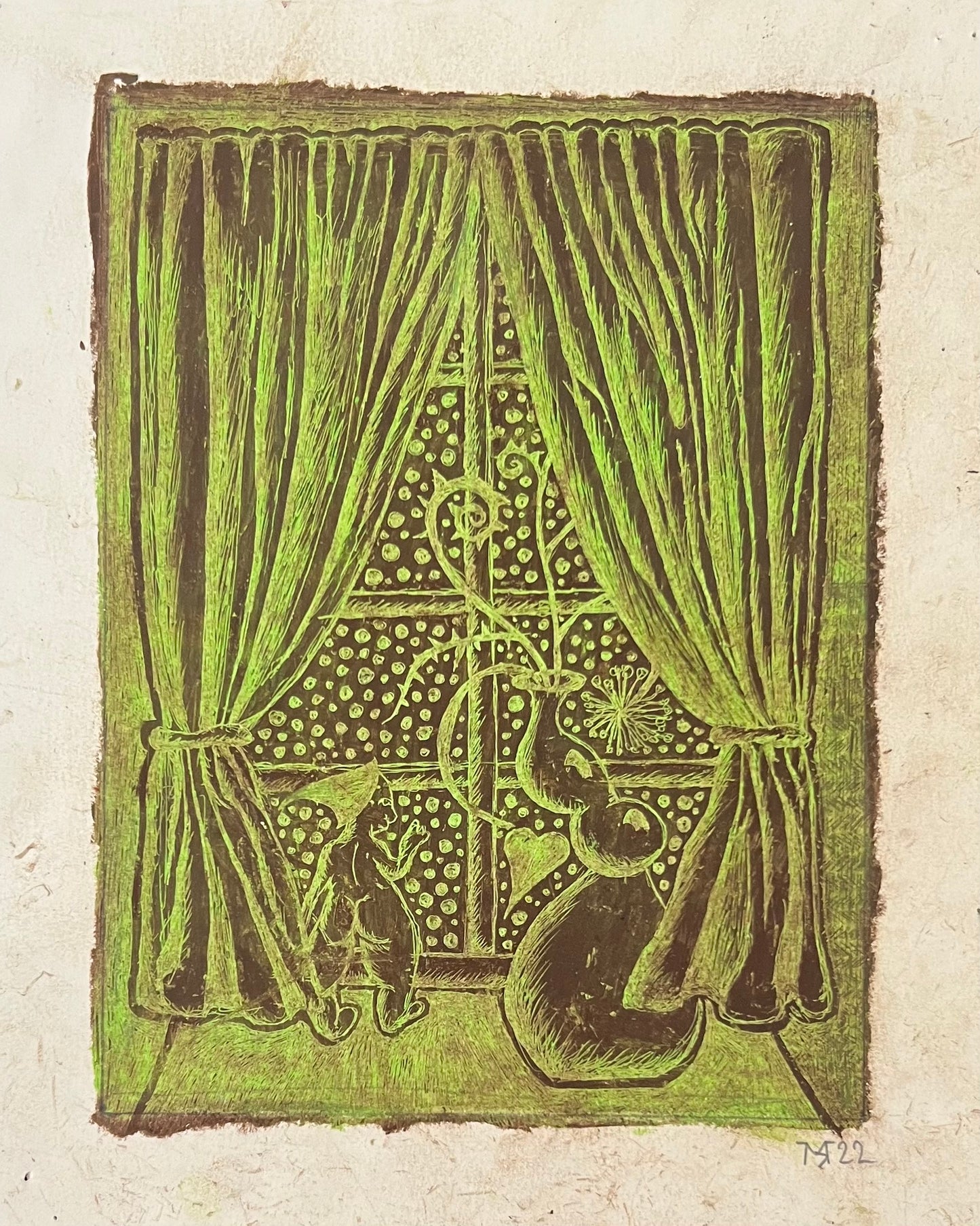 Mette Rasmussen. “Længsel på en vinternat”, 2022