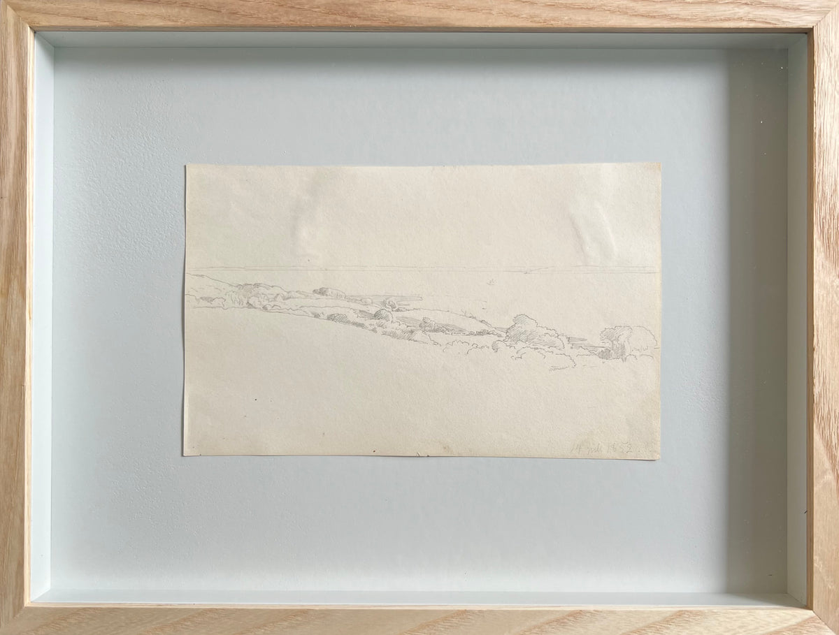 P. C. Skovgaard. Study of a landscape, 1852