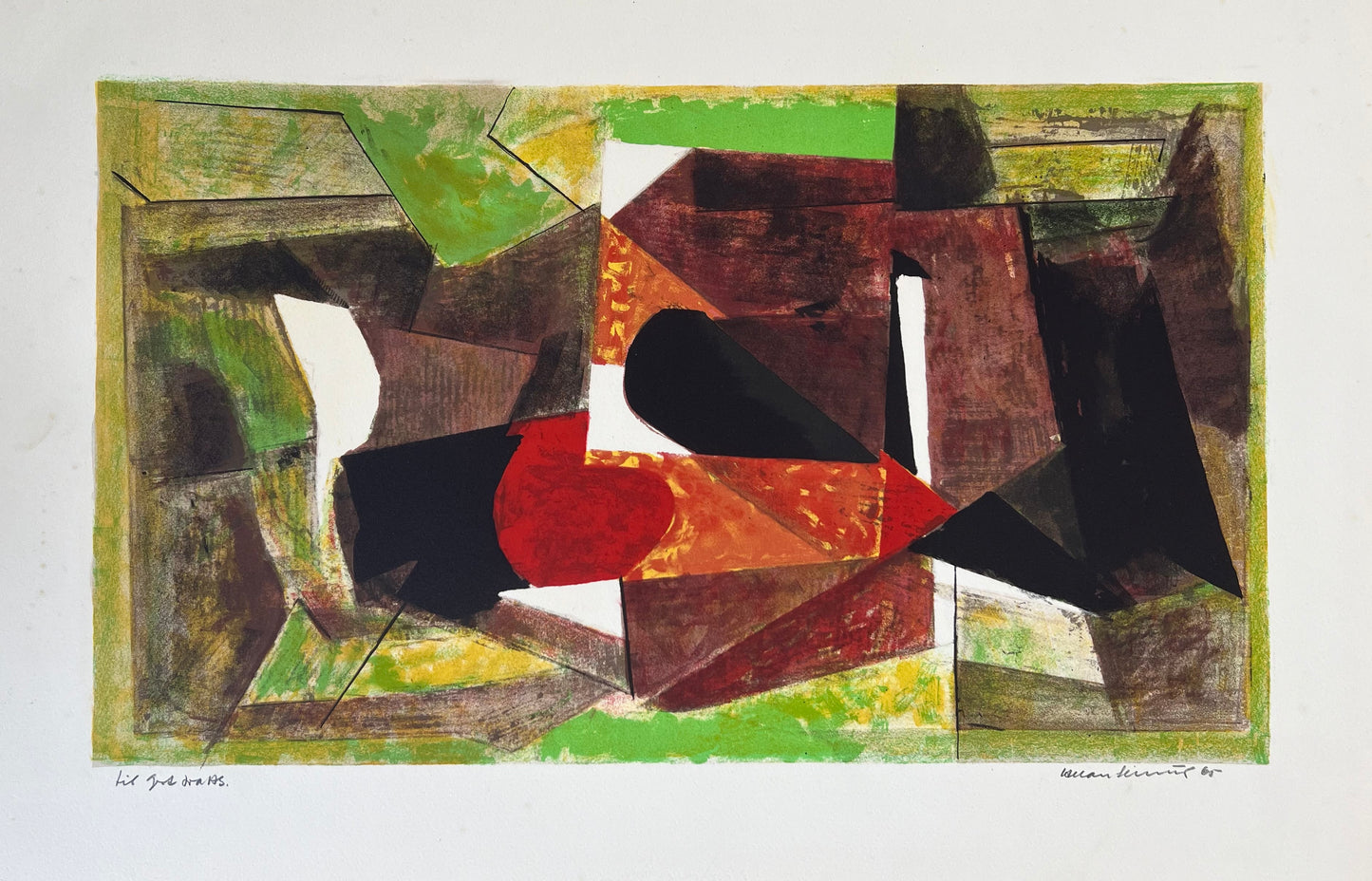 Allan Schmidt. Composition, 1965