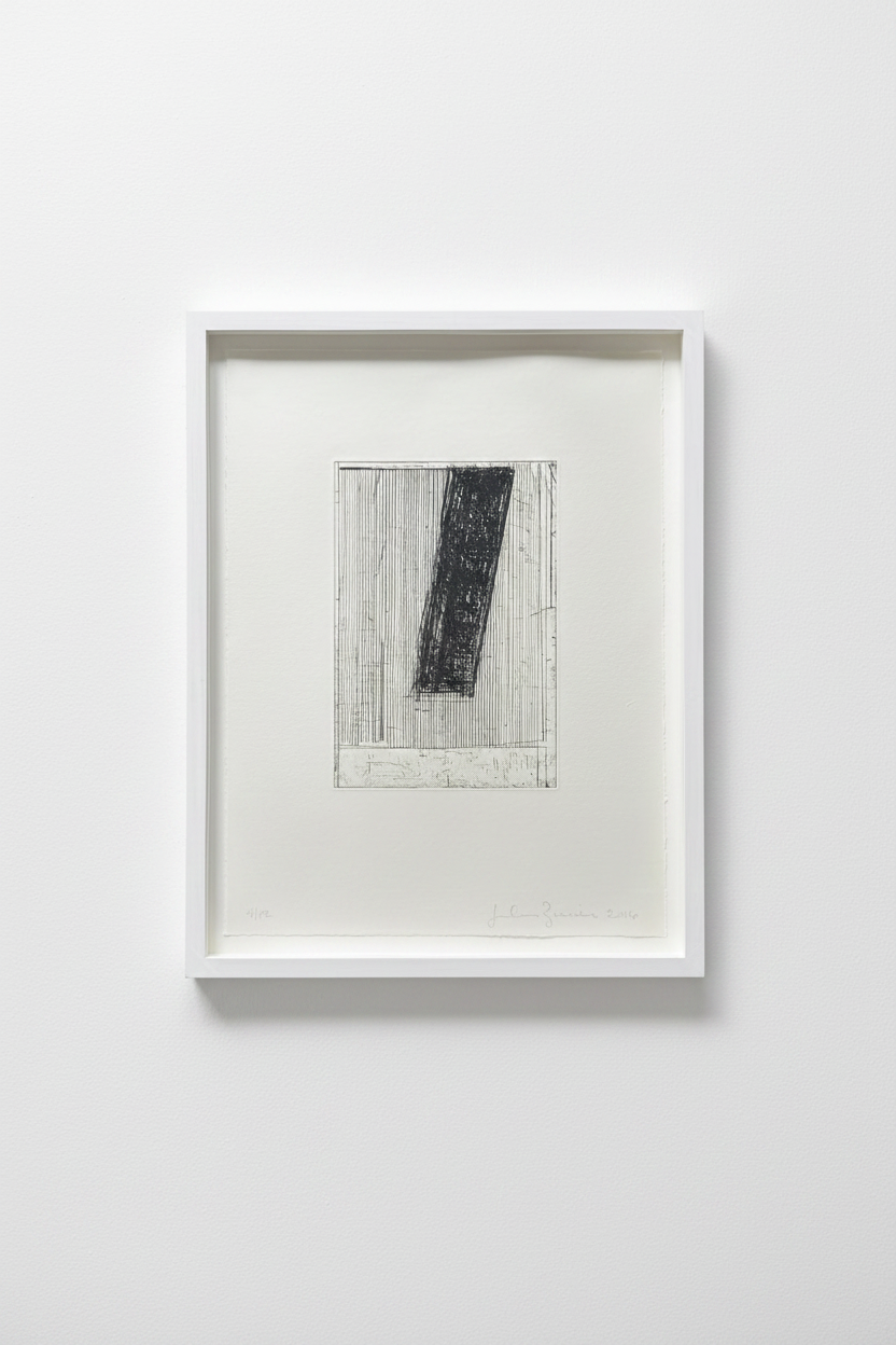 John Zurier. “Summer Book black hardground”, 2016