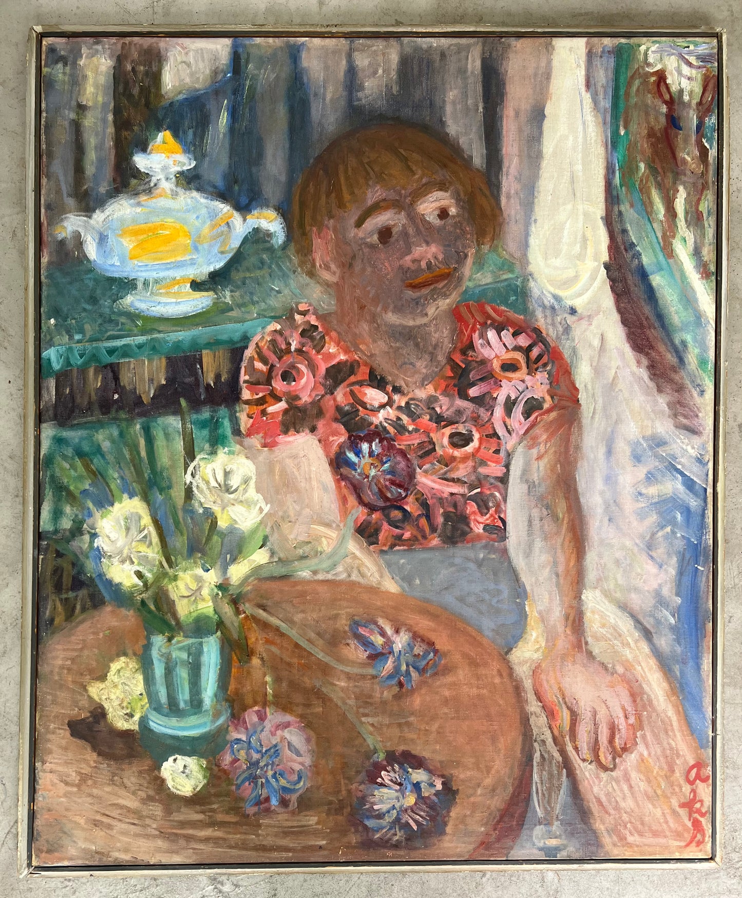 Anna Klindt Sørensen. “Margrethe Clausen i aftensol”, ca. 1940
