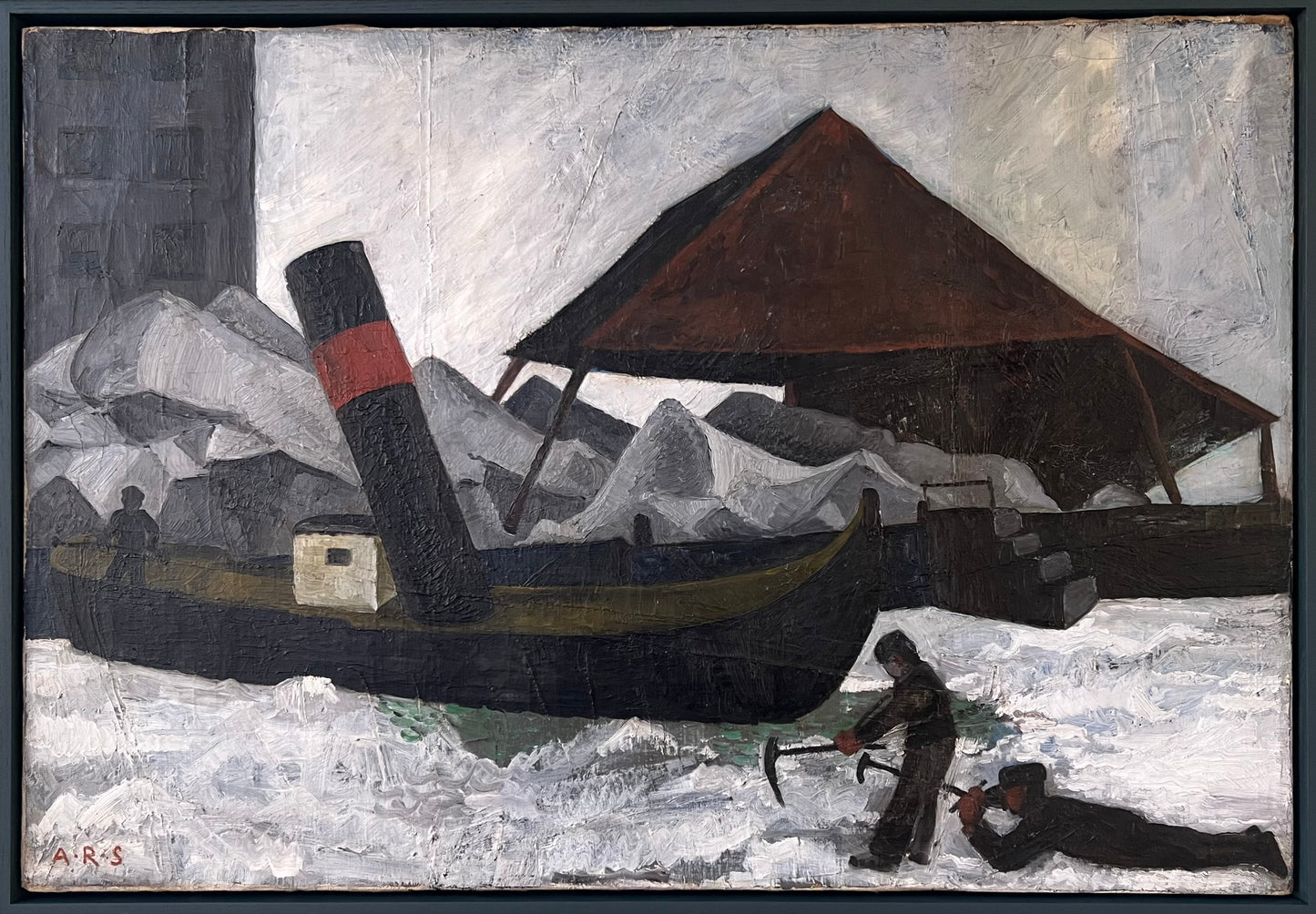 Asta Ring Schultz. “Nyhavn, vinter”, 1921