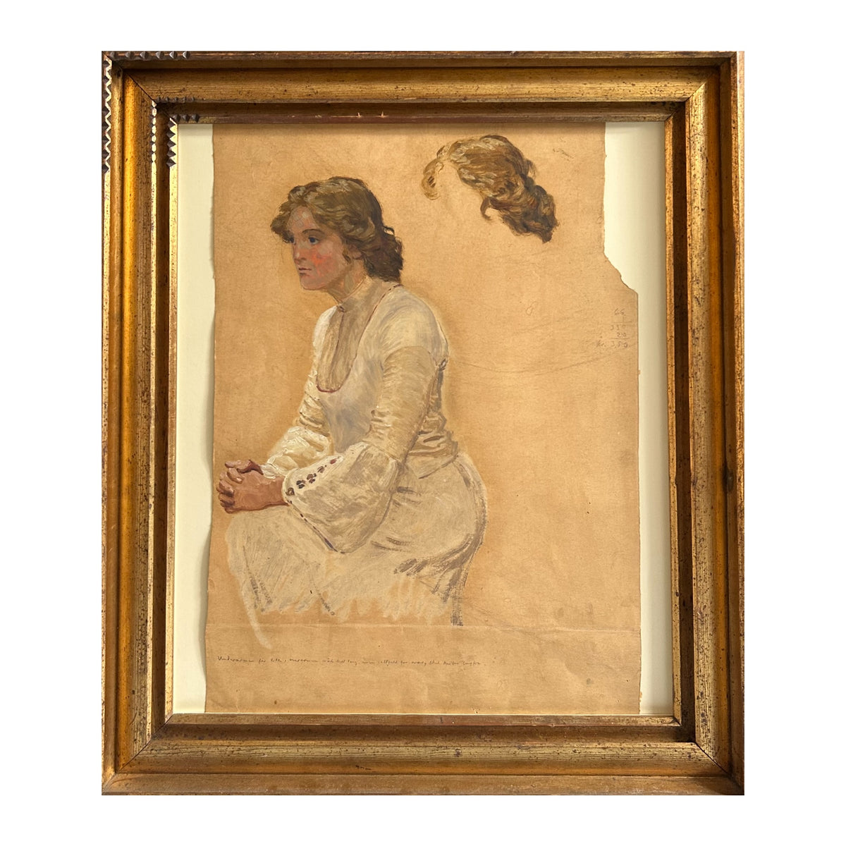 Niels Skovgaard. Study for Immanuelskirken