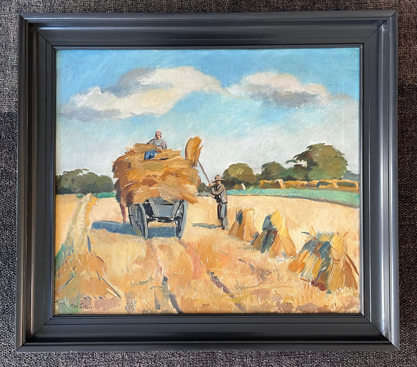 Oda Peters. Harvest scenery, 1920/30’s