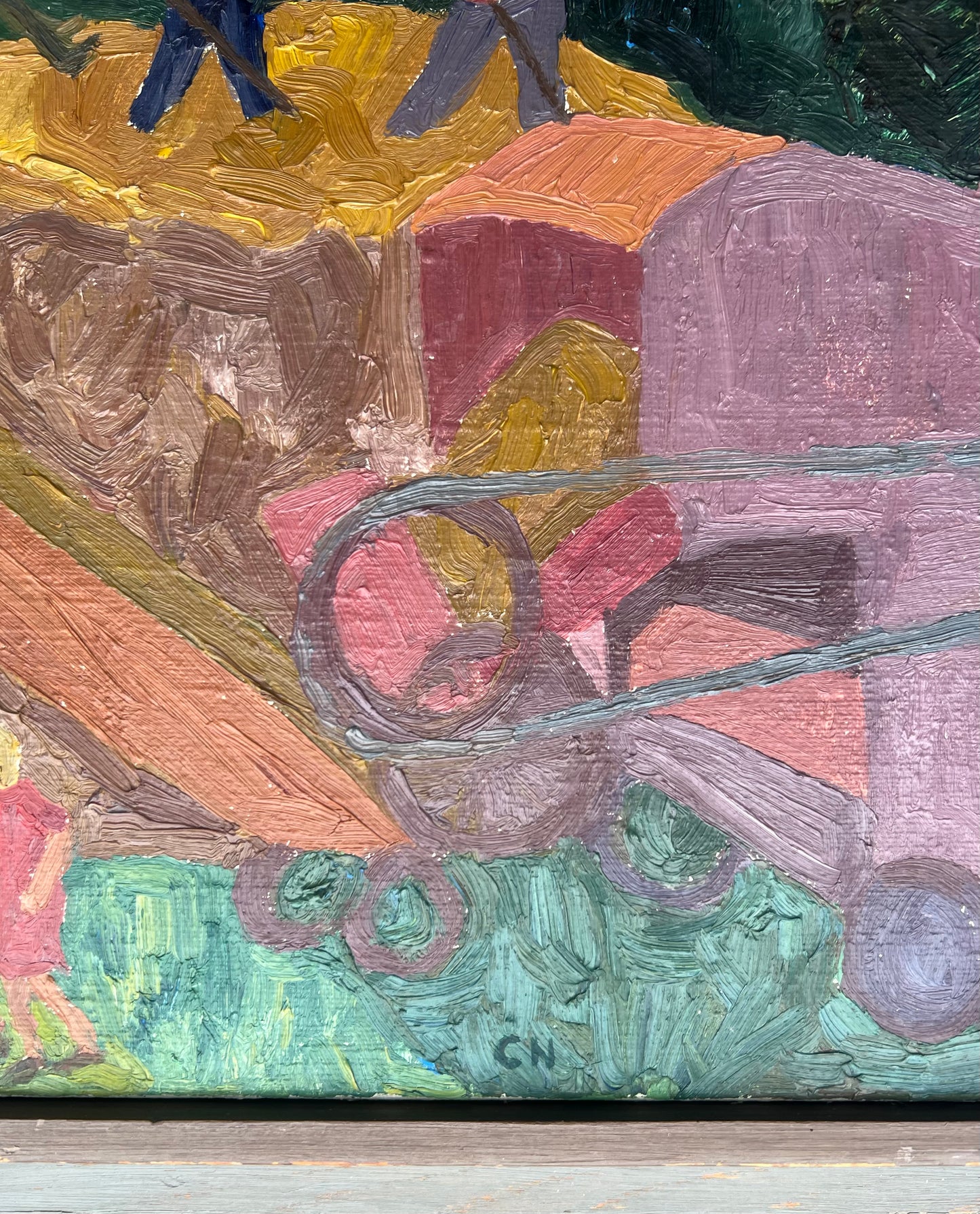 Catharina Vera Nilsson-Gehlin. “Tröskning”, 1952