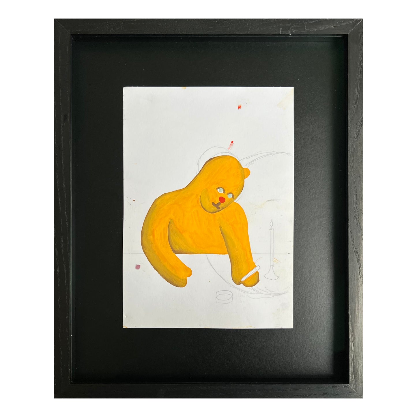 Mette Rasmussen. “Studier af rygende Bamse Rasmussen I-V”, 2025