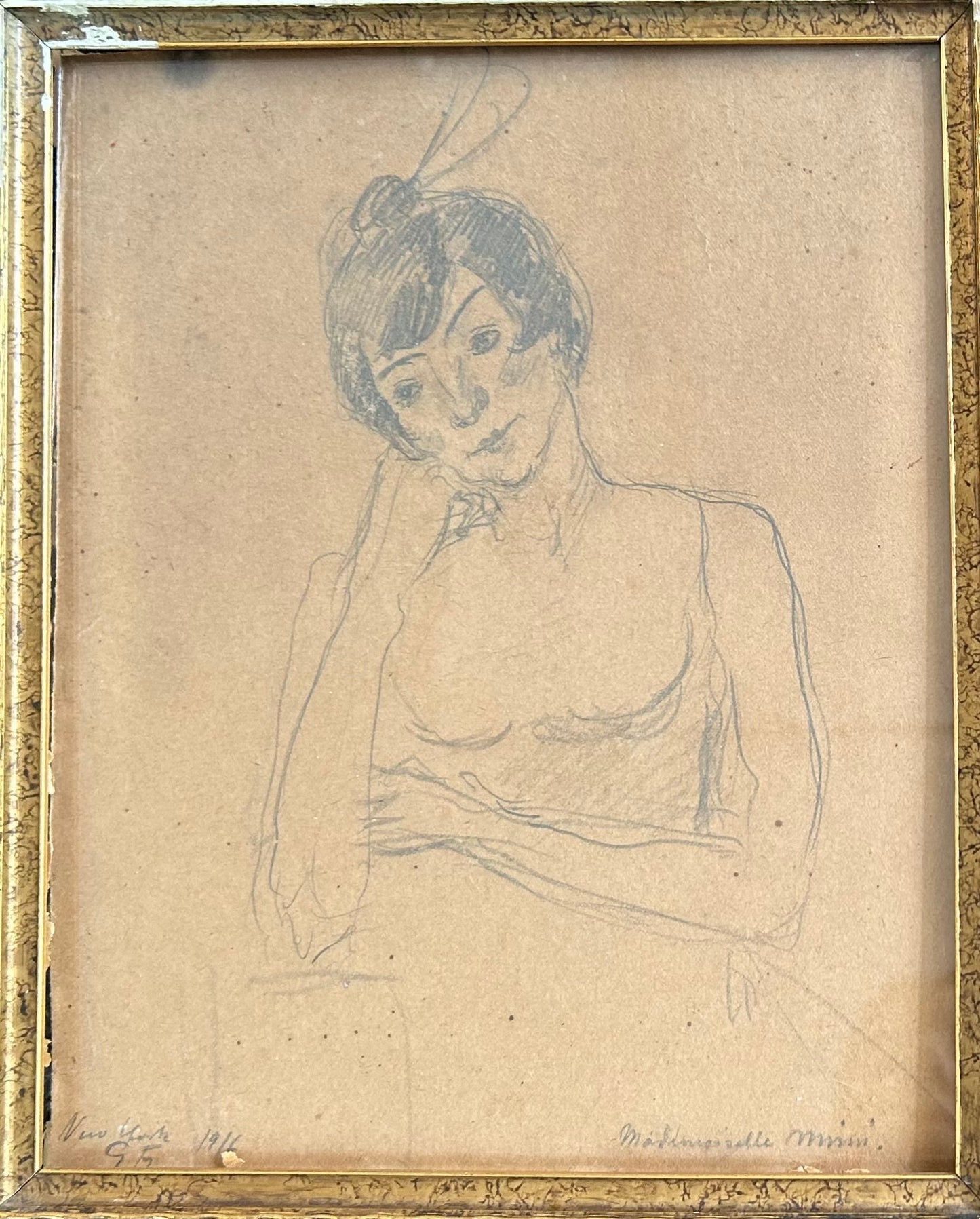 Unknown artist. Portrait, New York, 1916