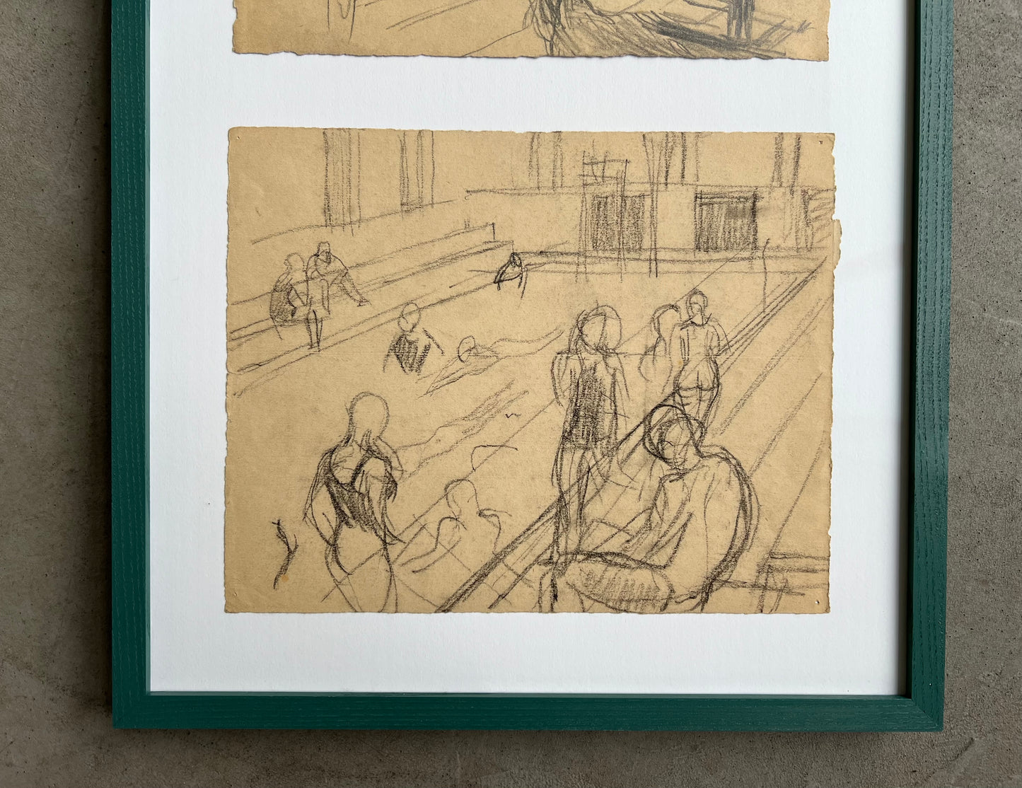 Bizzie Høyer. Sketch from the drawing School and from Frederiksberg Svømmehal”, 1930’s