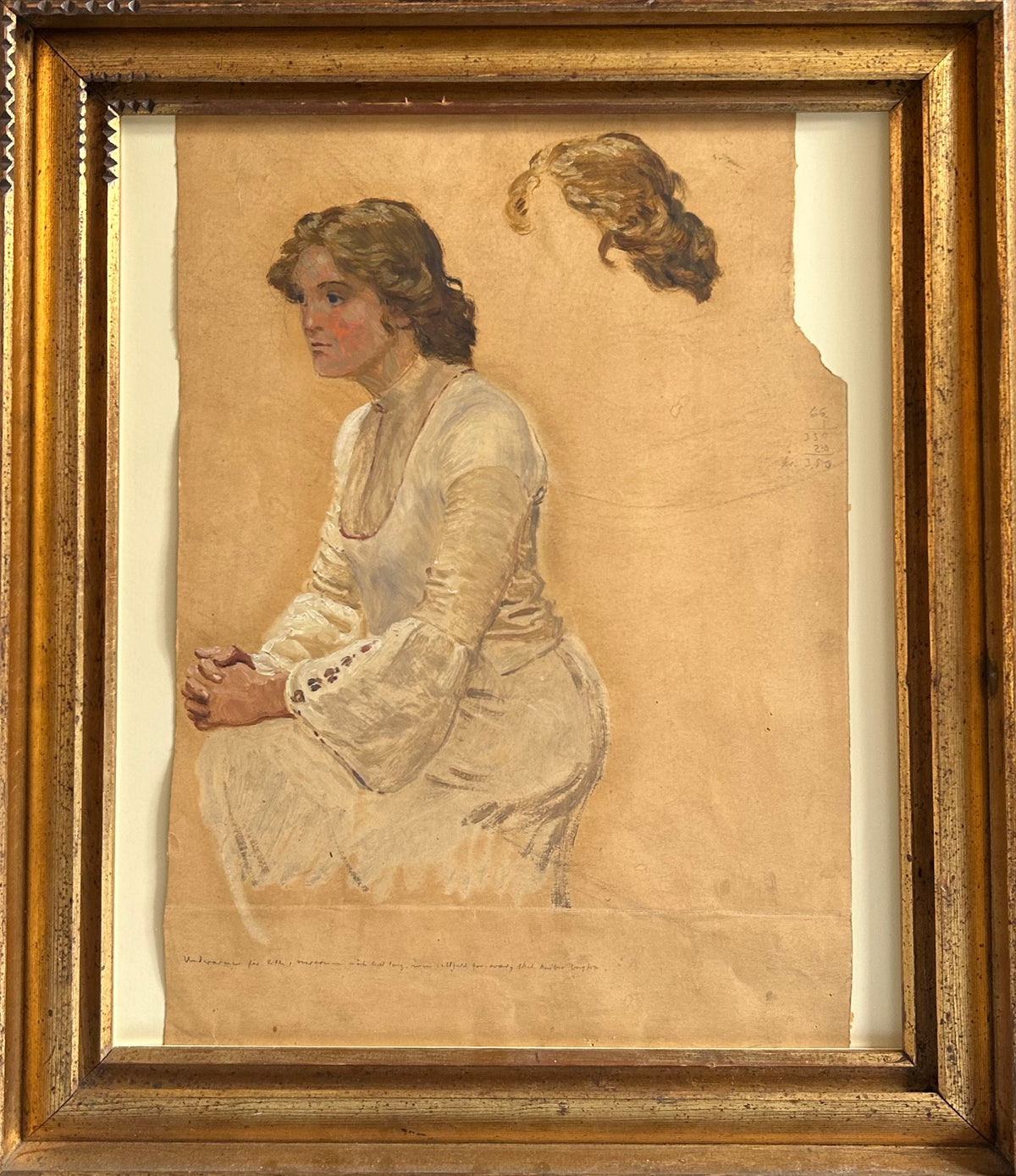 Niels Skovgaard. Study for Immanuelskirken
