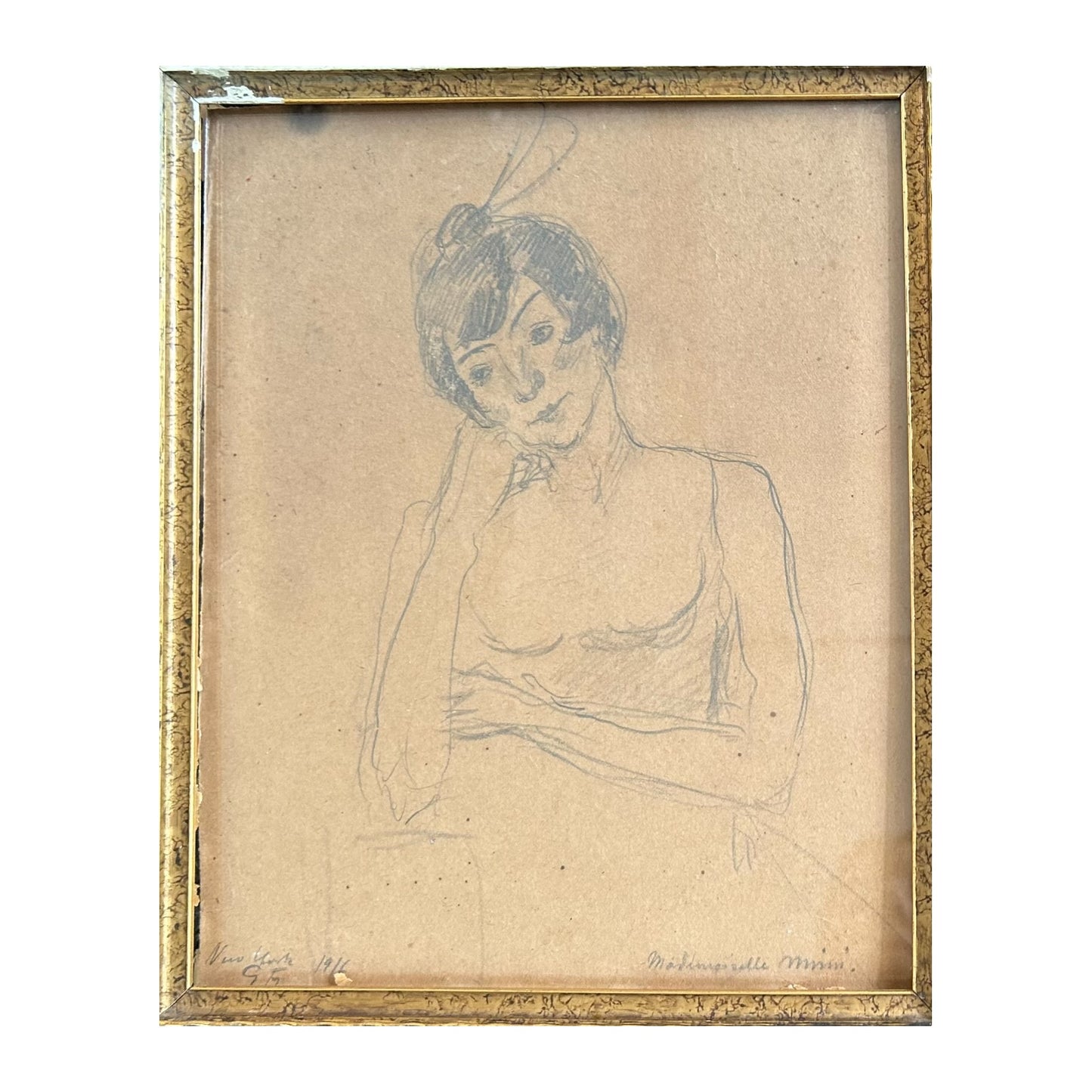 Unknown artist. Portrait, New York, 1916