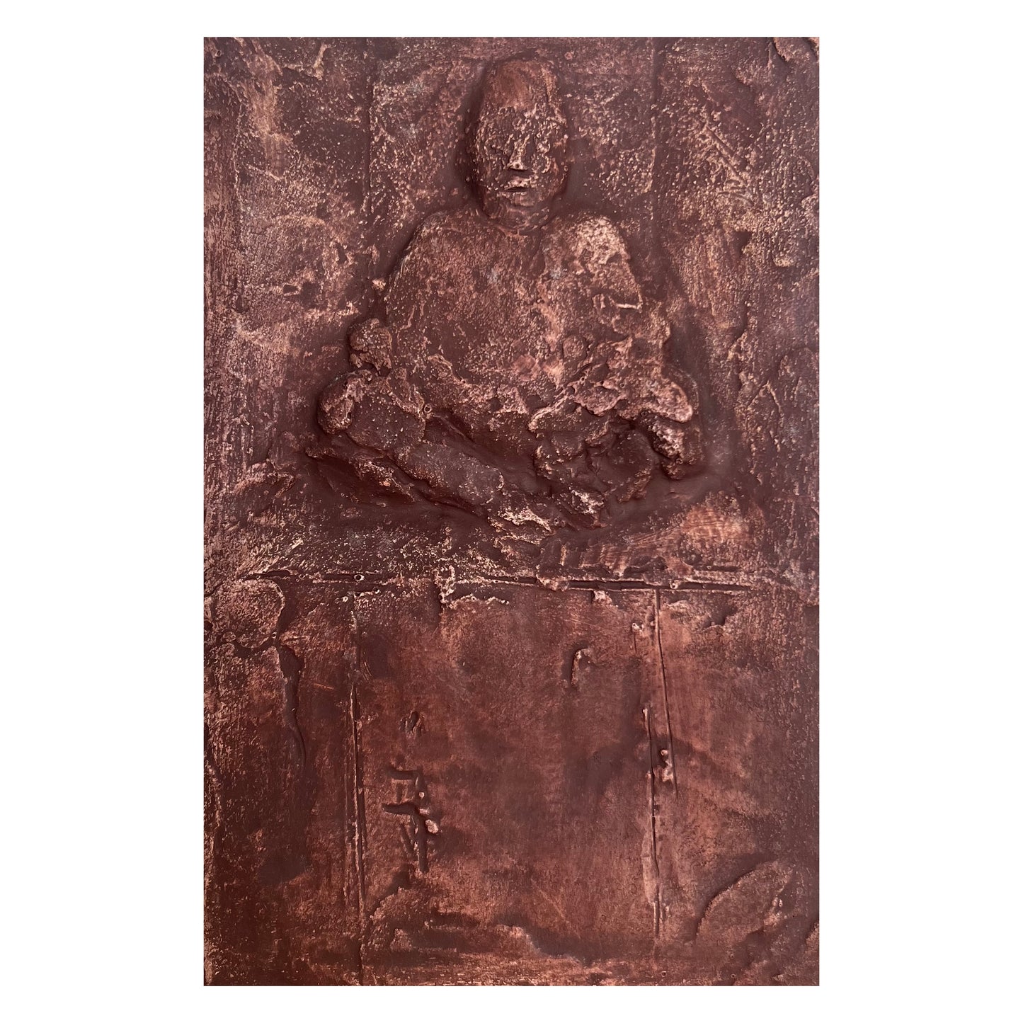 Hanne Varming. Relief of plaster