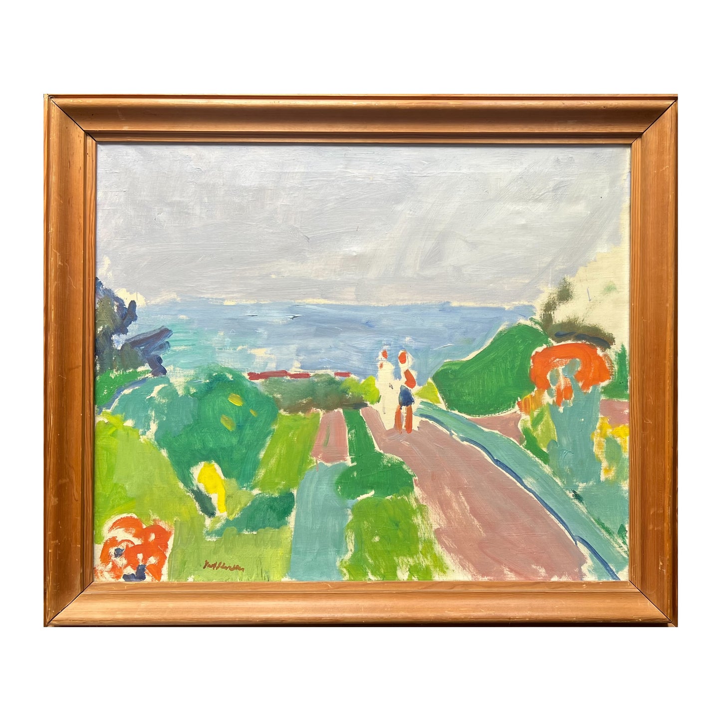 Povl Schrøder. View from the coast, Bornholm, 1940’s