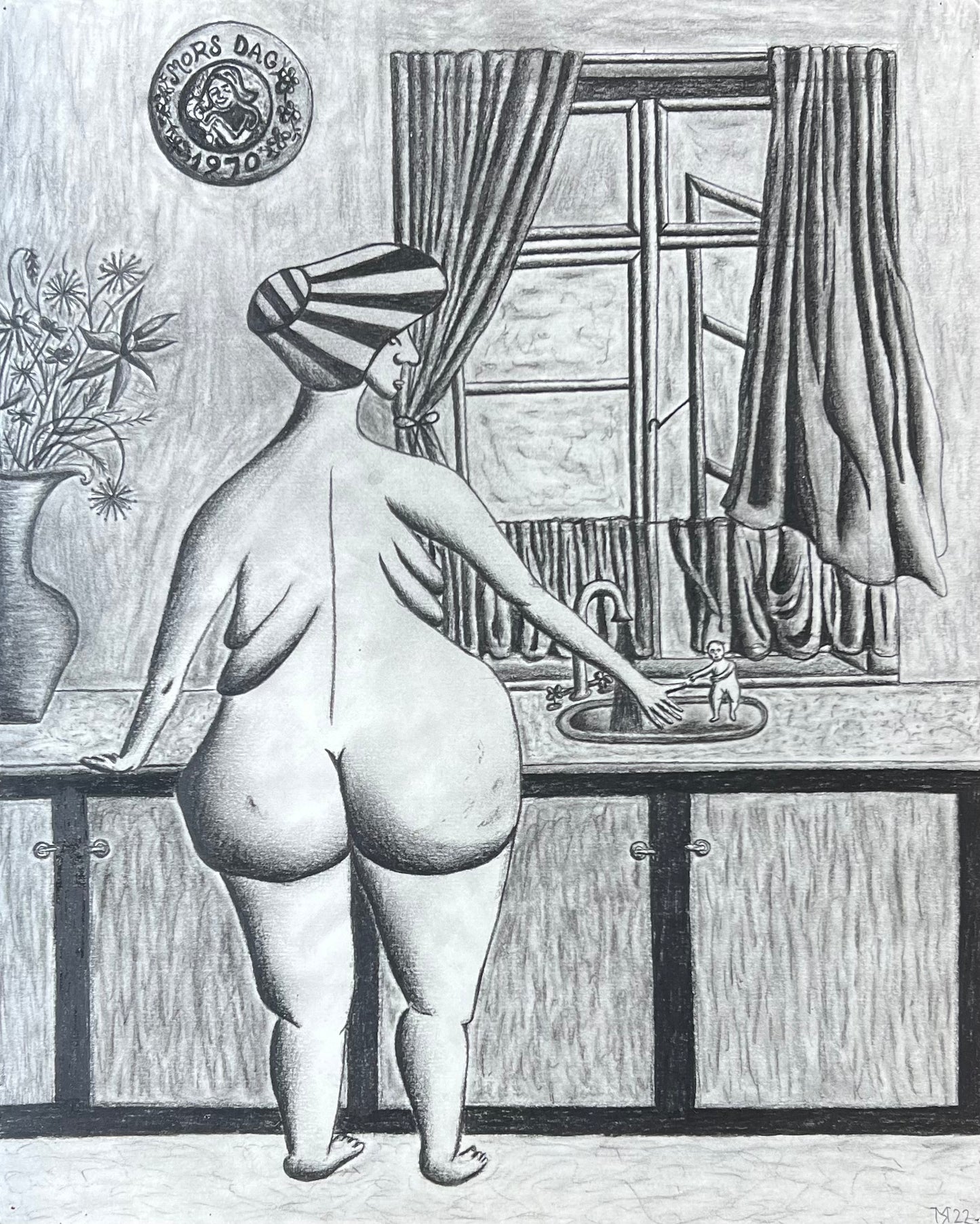 Mette Rasmussen. “Vaskedag”, 2022