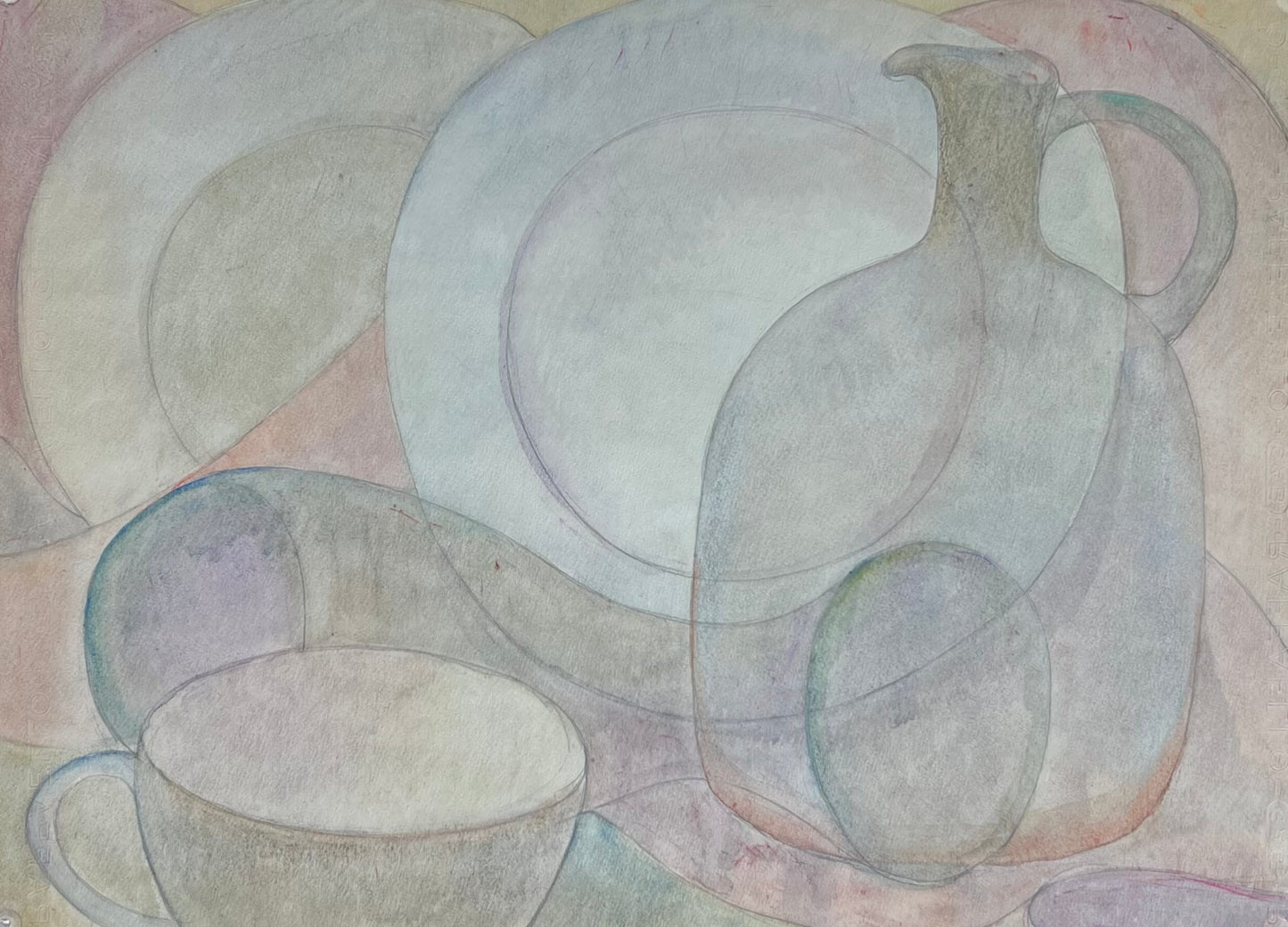 Elsa Nielsen. Bottles and plates