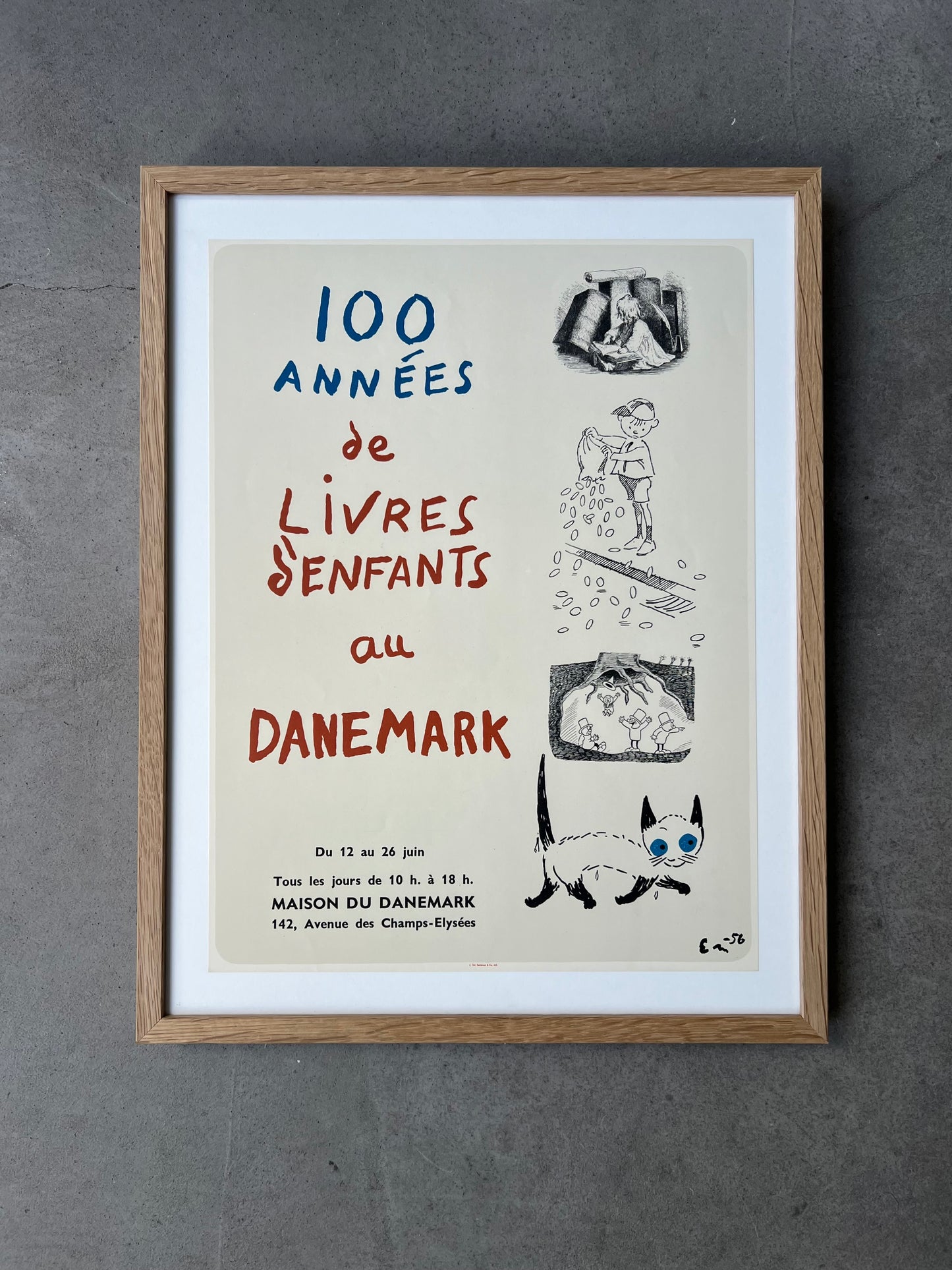 Egon Mathiesen. “100 années de livres d’enfants au Danemark”, 1956