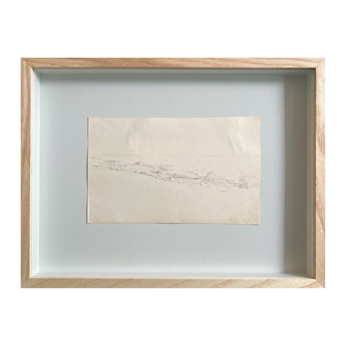 P. C. Skovgaard. Study of a landscape, 1852