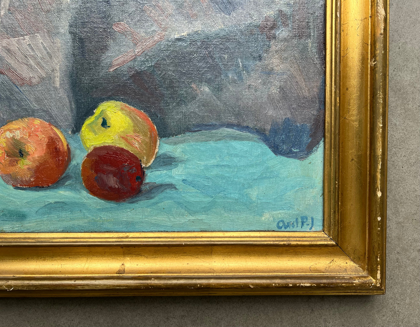 Axel P. Jensen. Still life with apples, 1920’s