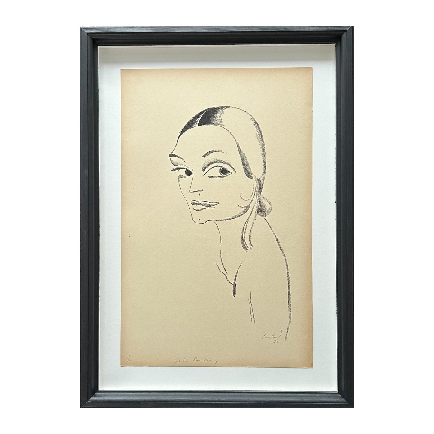 John Jon-And. Portrait of Greta Smedberg, 1922