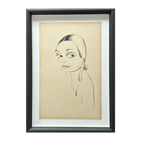 John Jon-And. Portrait of Greta Smedberg, 1922