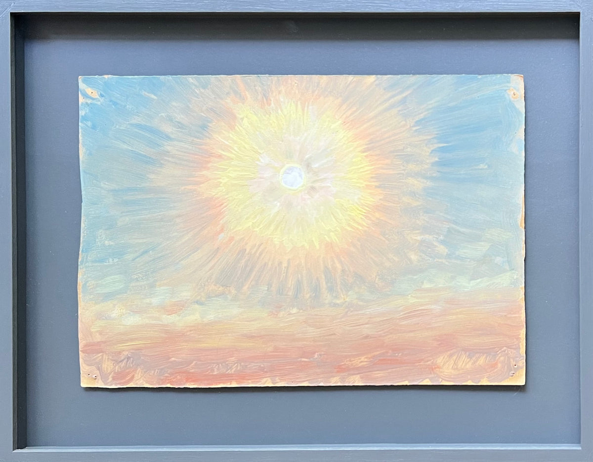 Niels Skovgaard. Study of the sun