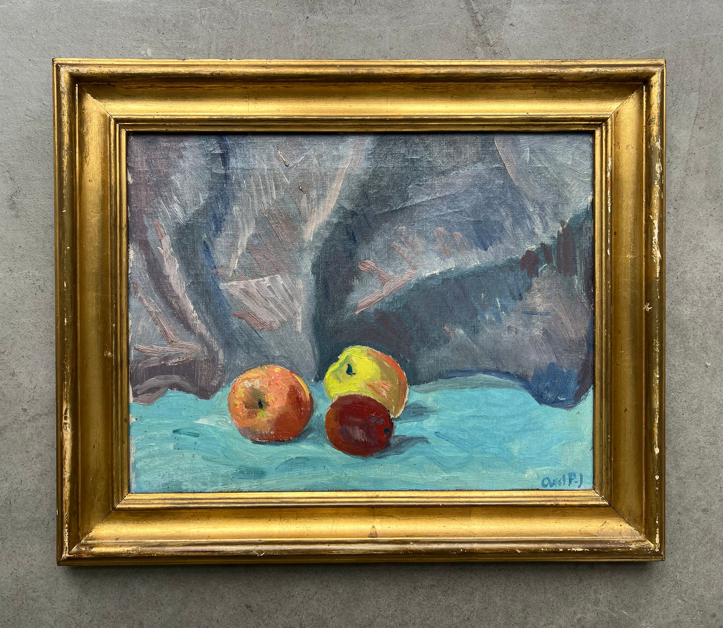 Axel P. Jensen. Still life with apples, 1920’s