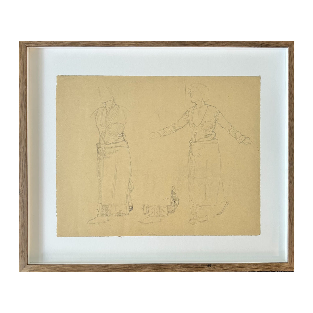 Niels Skovgaard. Study of dancing women, Megara