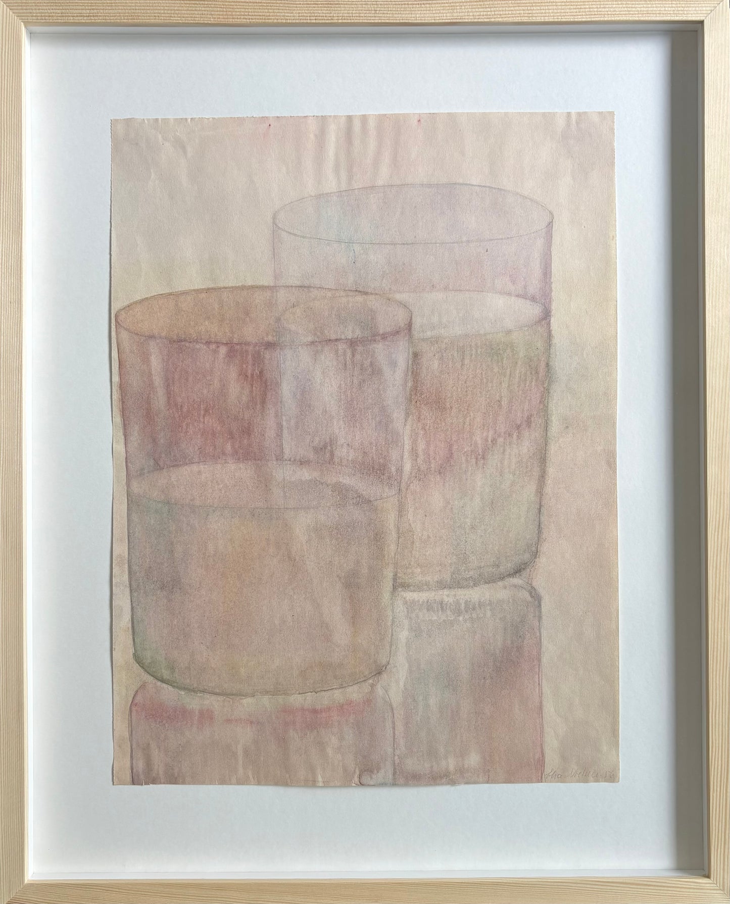 Elsa Nielsen. Study of glasses