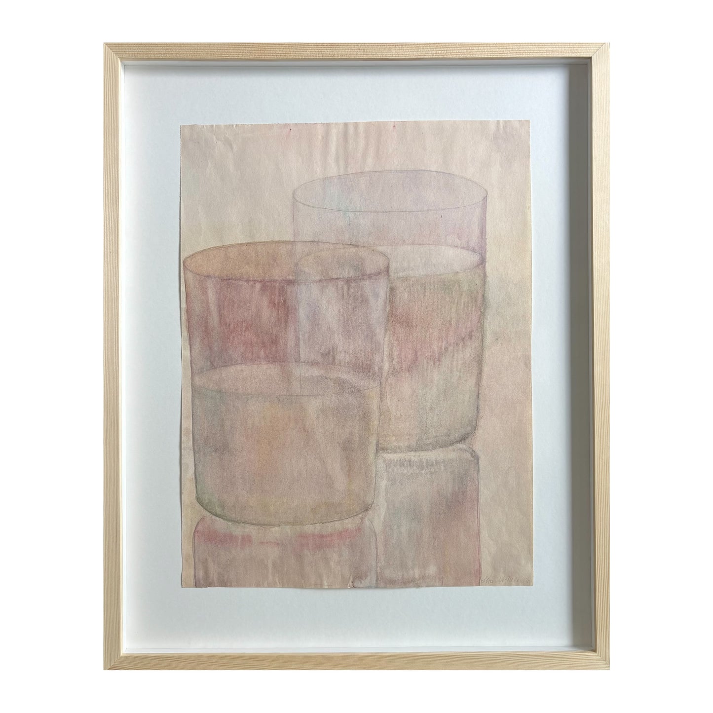 Elsa Nielsen. Study of glasses