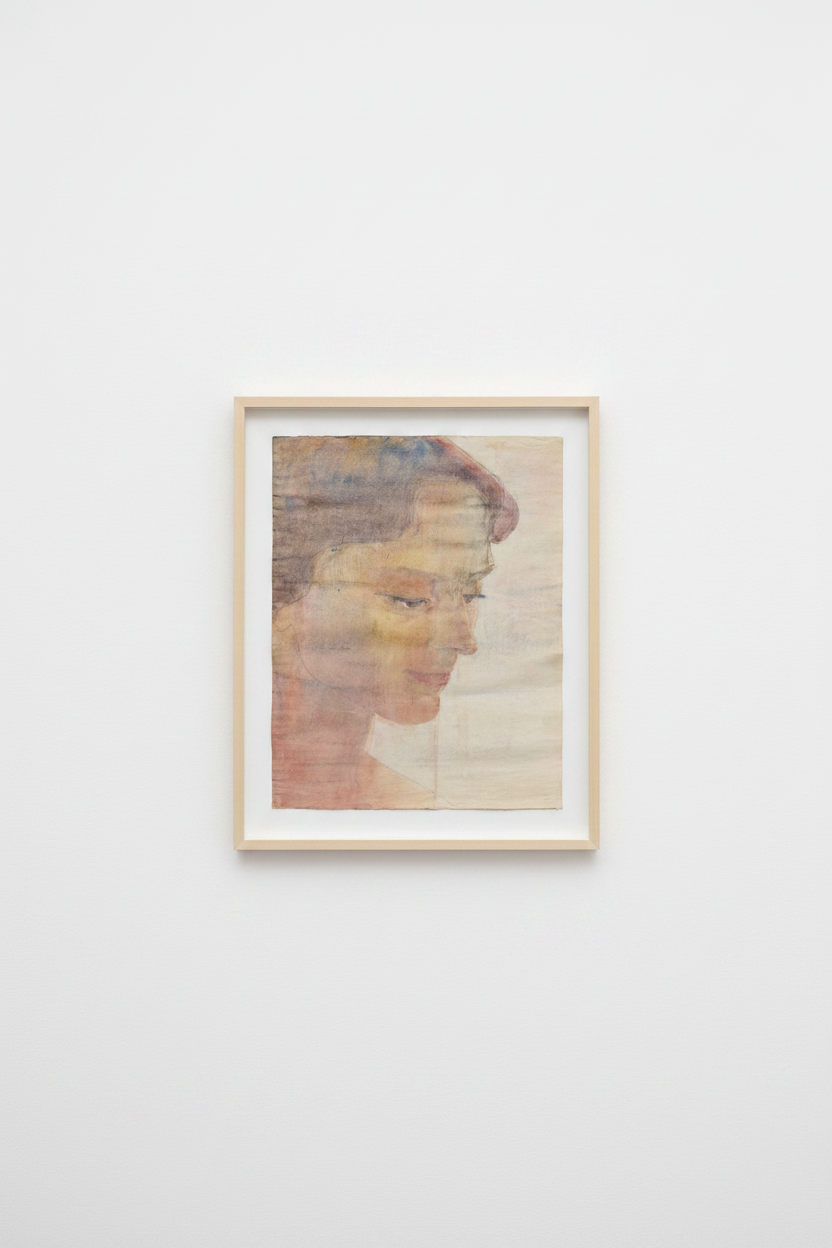Elsa Nielsen. Portrait of a woman
