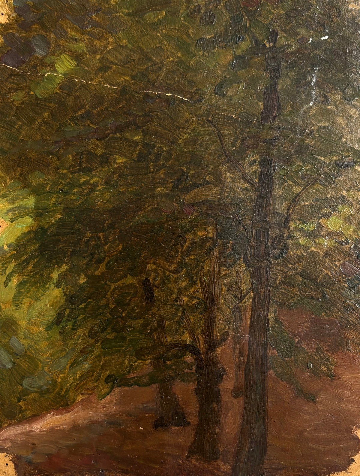 Niels Skovgaard. Study of trees, 1870’s
