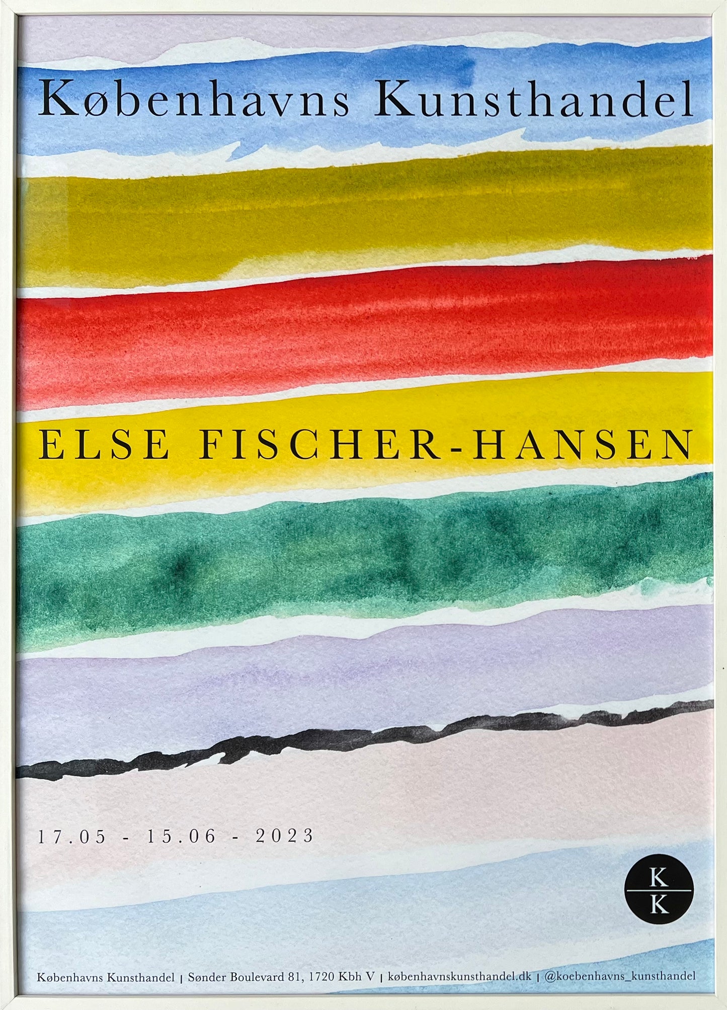 Else Fischer-Hansen. Exhibition poster, 2023