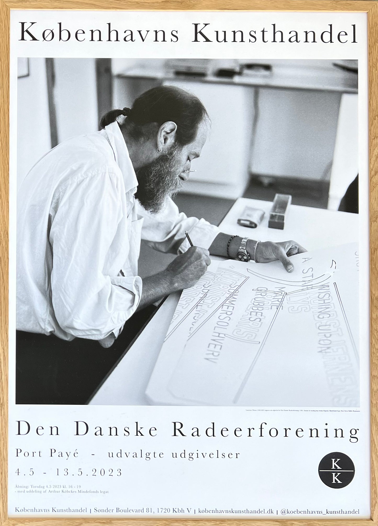 Den Danske Radeerforening - Exhibition poster, 2023