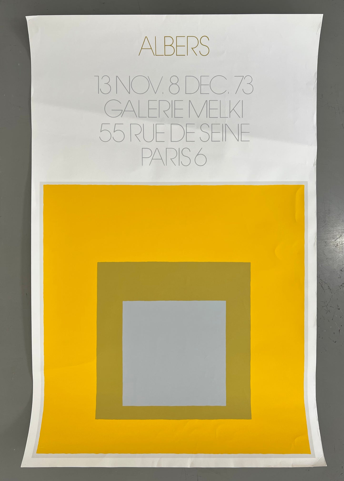 Josef Albers. “Galerie Melki”, 1973