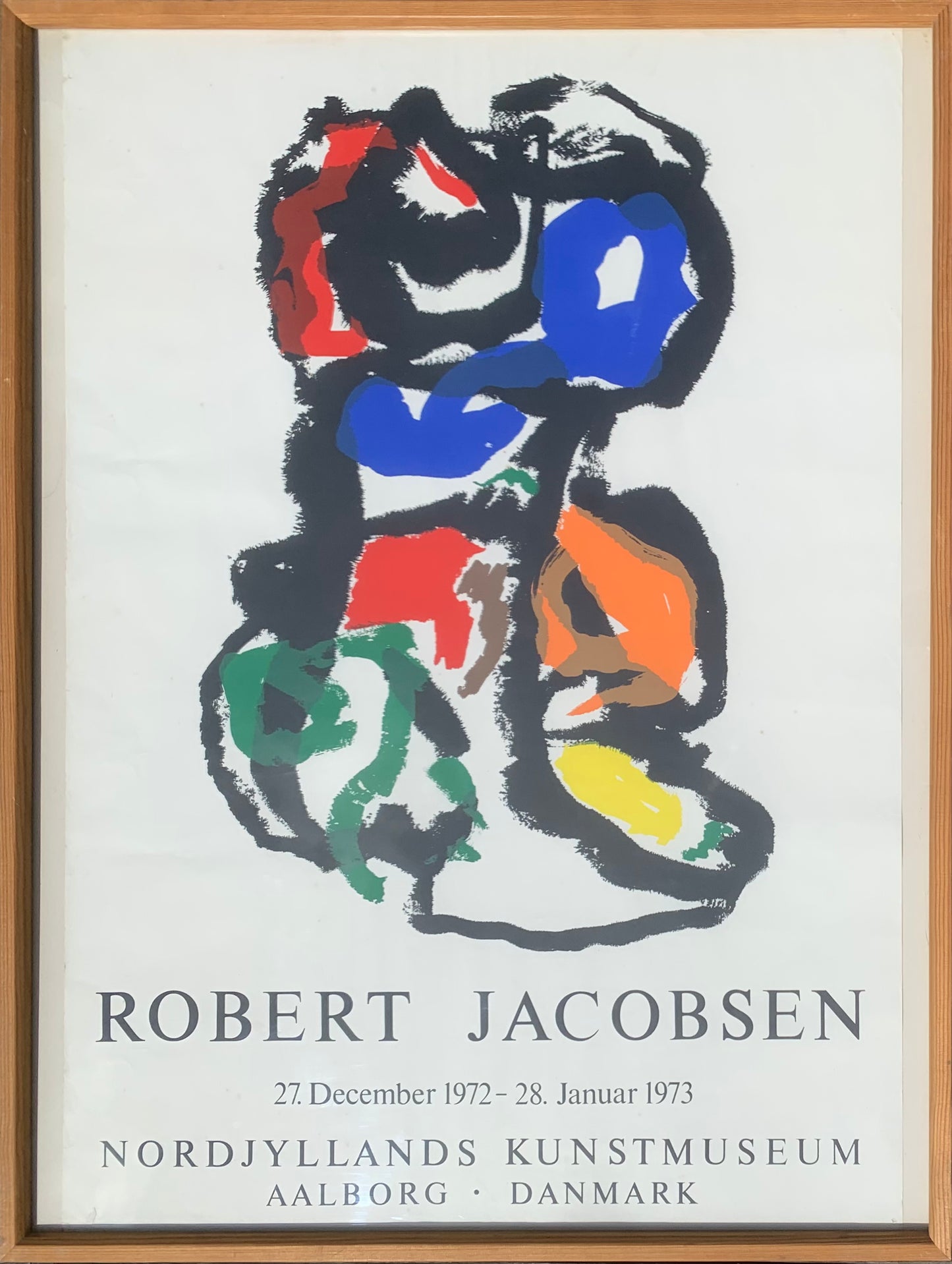 Robert Jacobsen. Exhibition poster, 1973