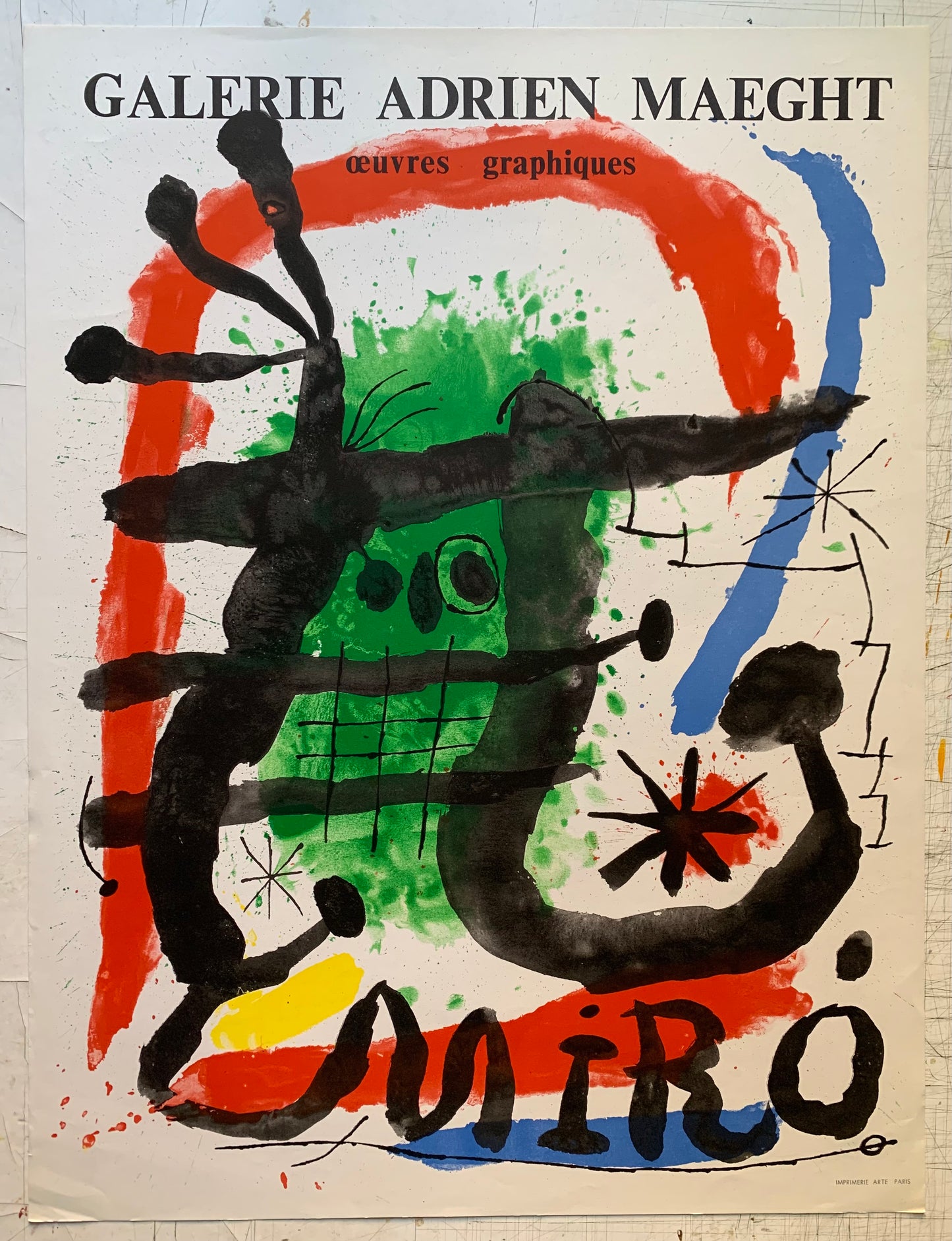 Joan Miro. "Miró - œuvres graphiques", circa 1965