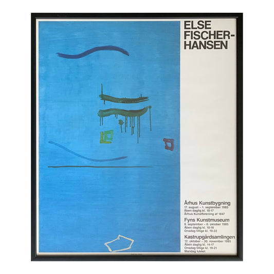 Else Fischer-Hansen. Exhibition posters, 1985