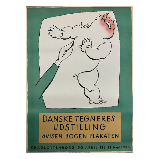 Arne Ungermann. “Danske tegneres udstilling”, 1953