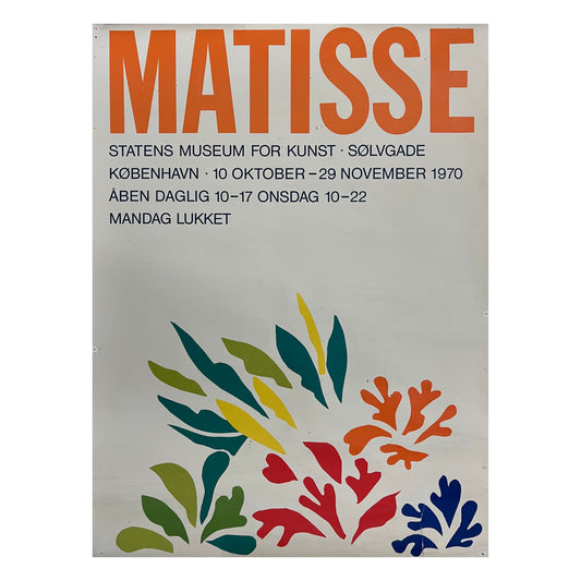 Henri Matisse. Exhibition poster, 1970