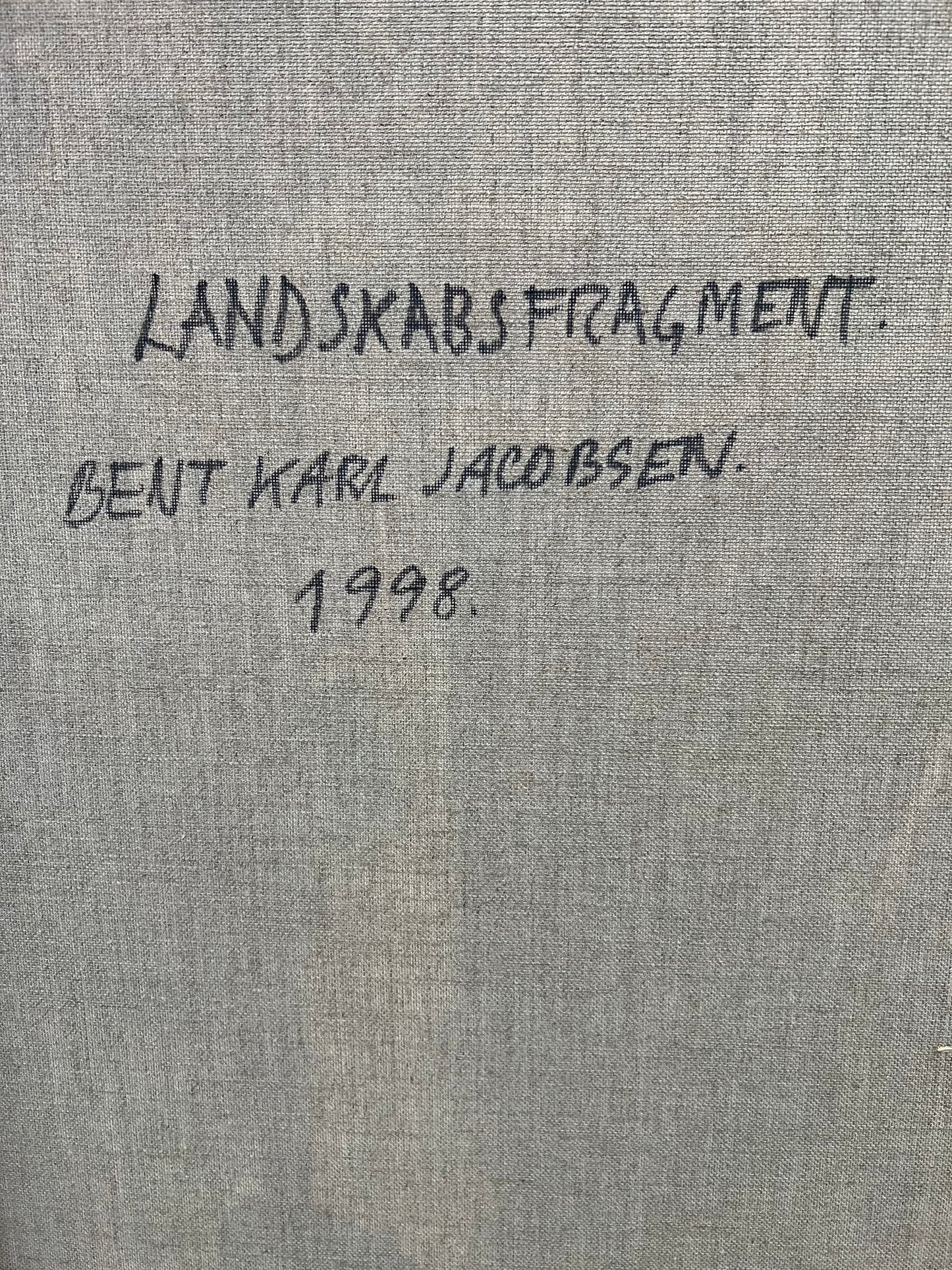 Bent Karl Jacobsen. “Landskabsfragment”, 1998