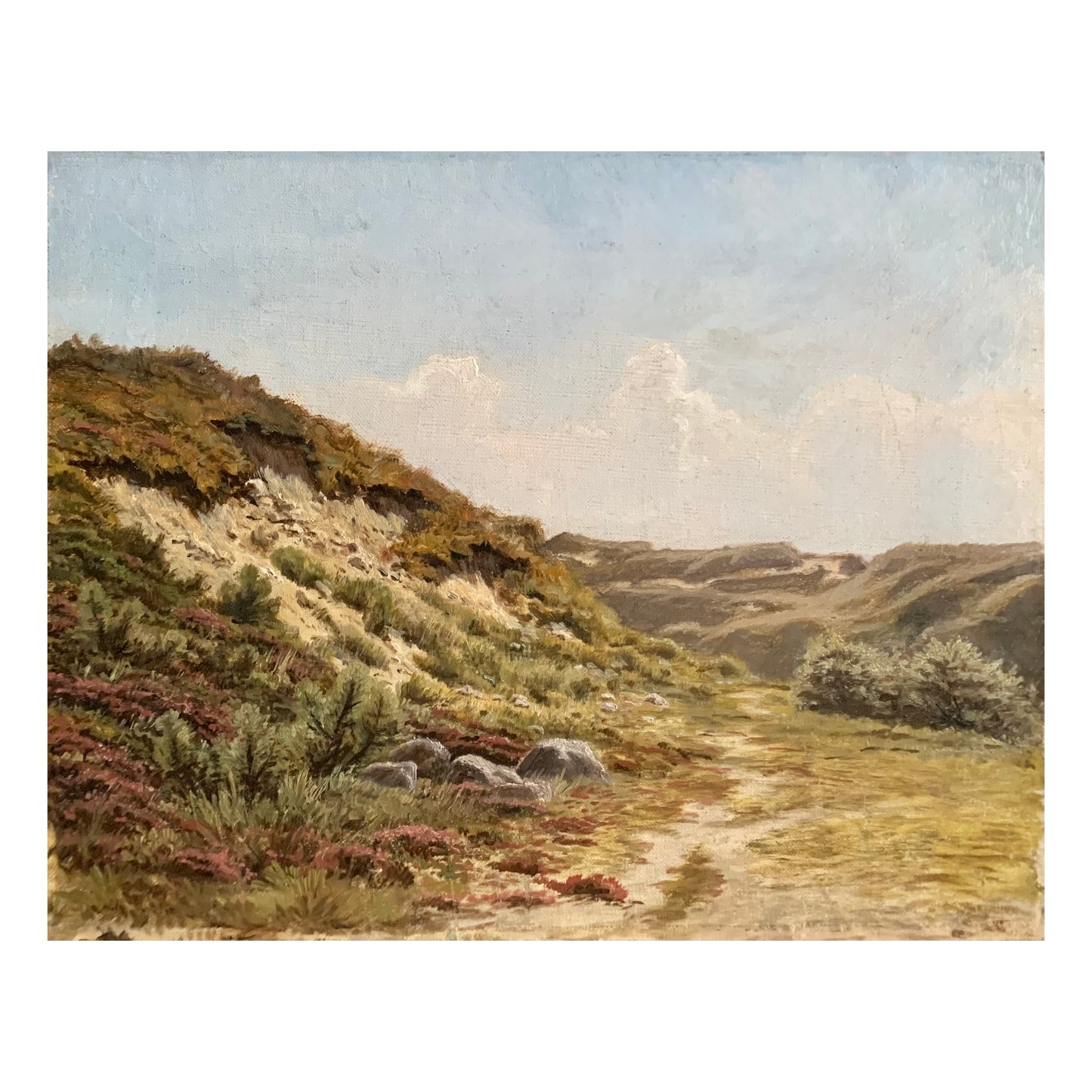 Danish painter. Study of dunes, 1903