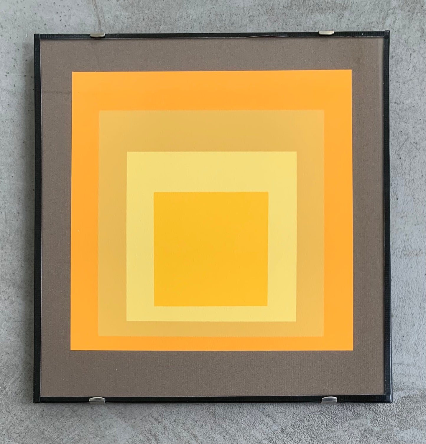 Josef Albers. "Homage to the Square", 1960's
