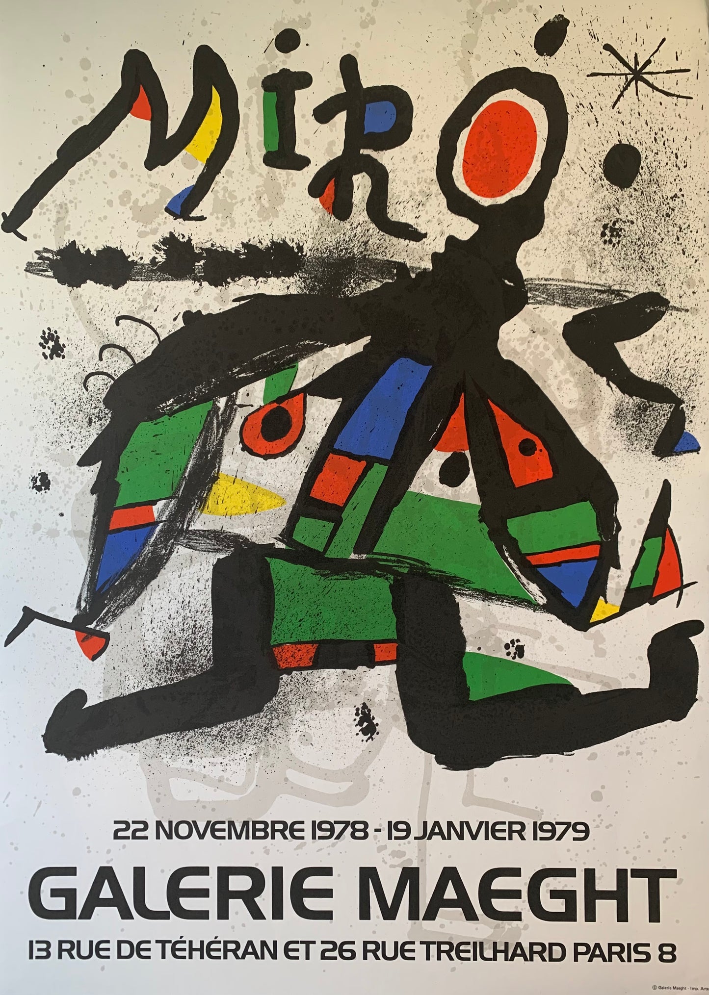 Joan Miro. "Gallery Maeght", 1978